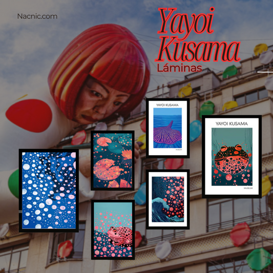 Pósters de Yayoi Kusama: Arte Vibrante para Tu Hogar