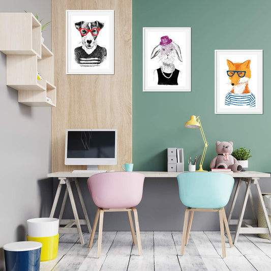 "Cómo Crear una Acogedora Habitación para Niños con Conjuntos de Pósters Estilo Nórdico"