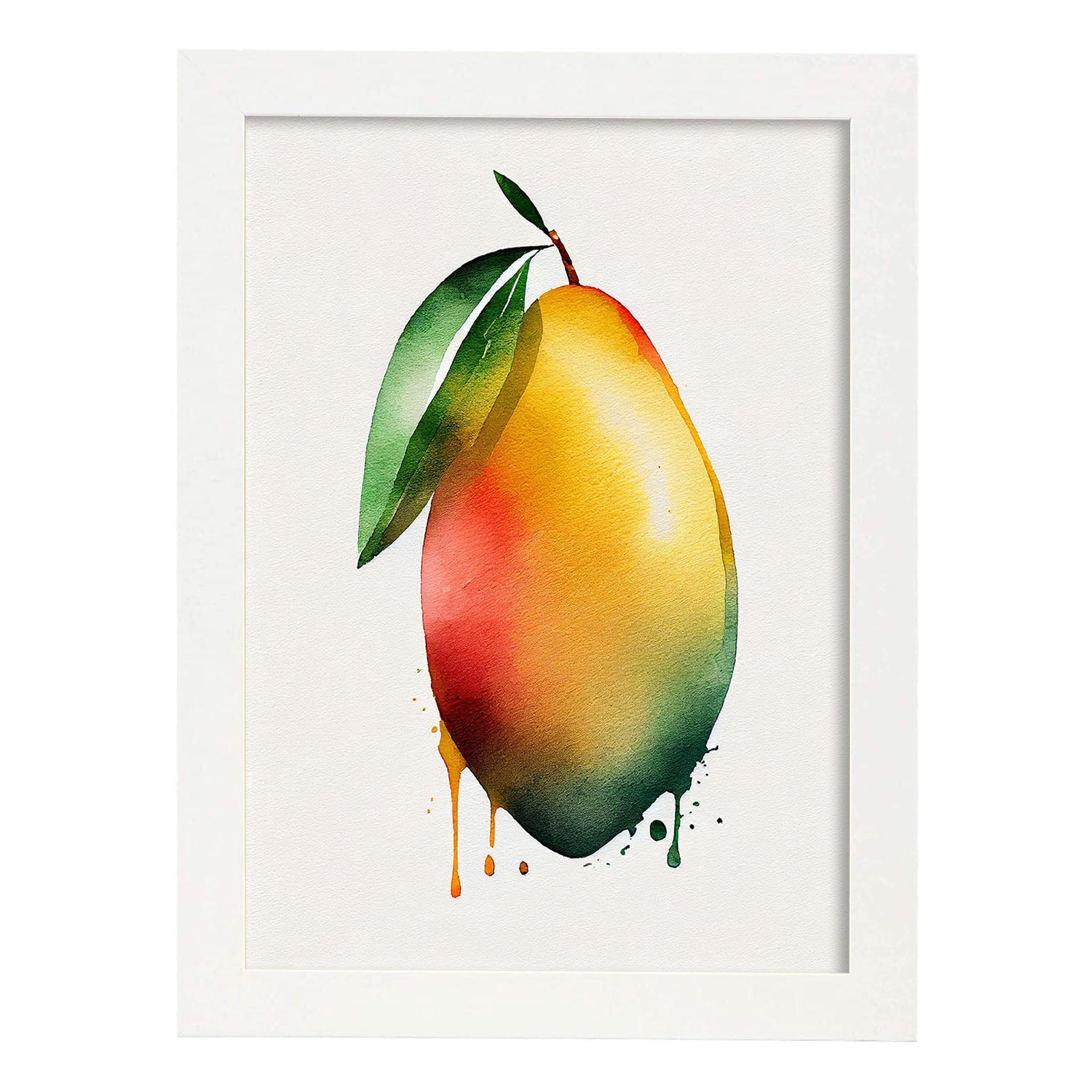 Nacnic minimalist Mango. Aesthetic Wall Art Prints for Bedroom or Living Room Design.-Artwork-Nacnic-A4-Marco Blanco-Nacnic Estudio SL
