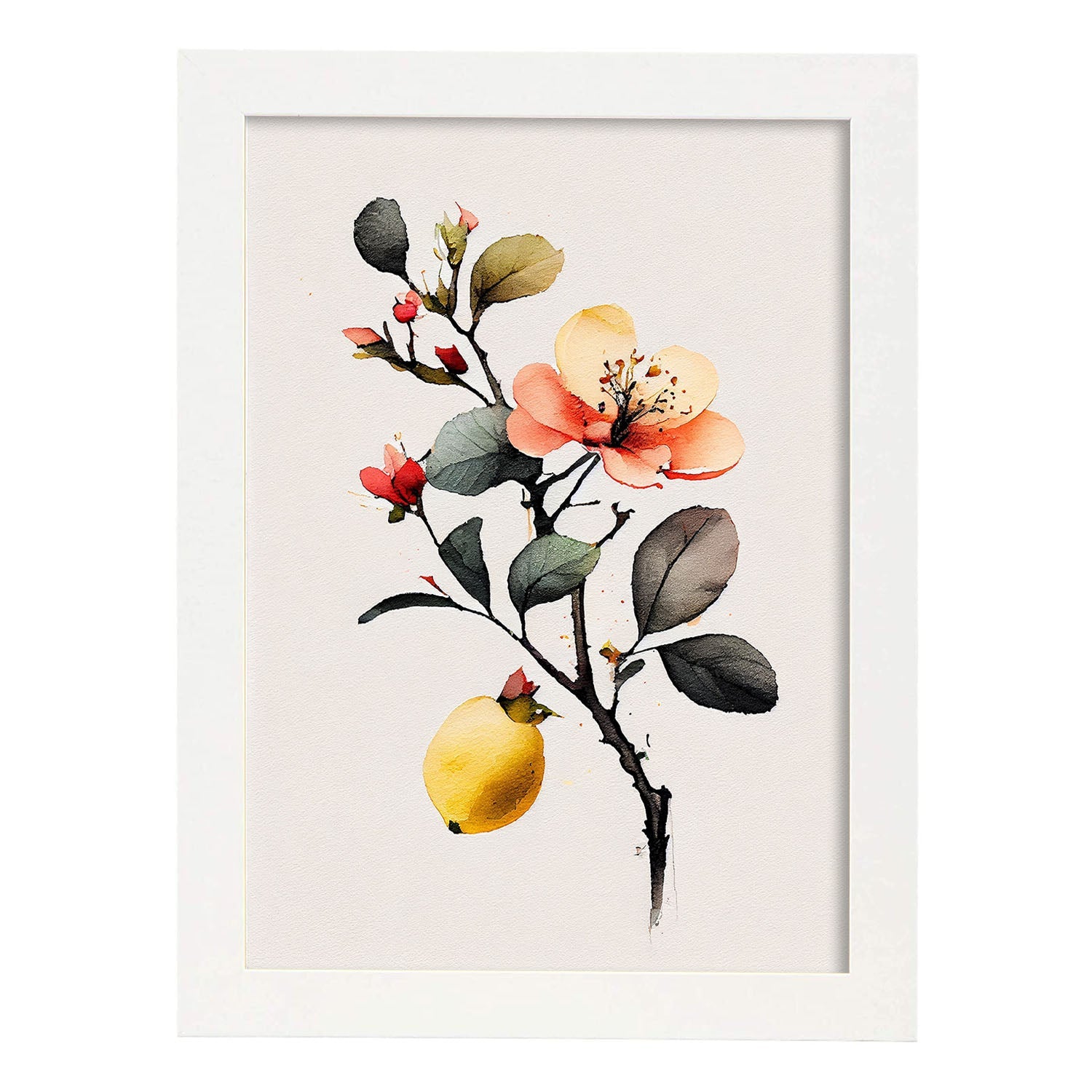 Nacnic minimalist Quince_2. Aesthetic Wall Art Prints for Bedroom or Living Room Design.-Artwork-Nacnic-A4-Marco Blanco-Nacnic Estudio SL