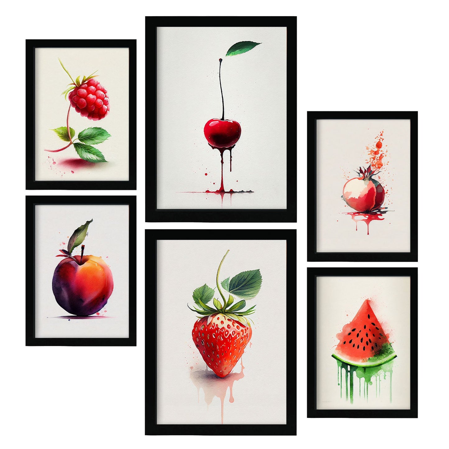 Láminas Nacnic de Frutas Acuarela Set_02