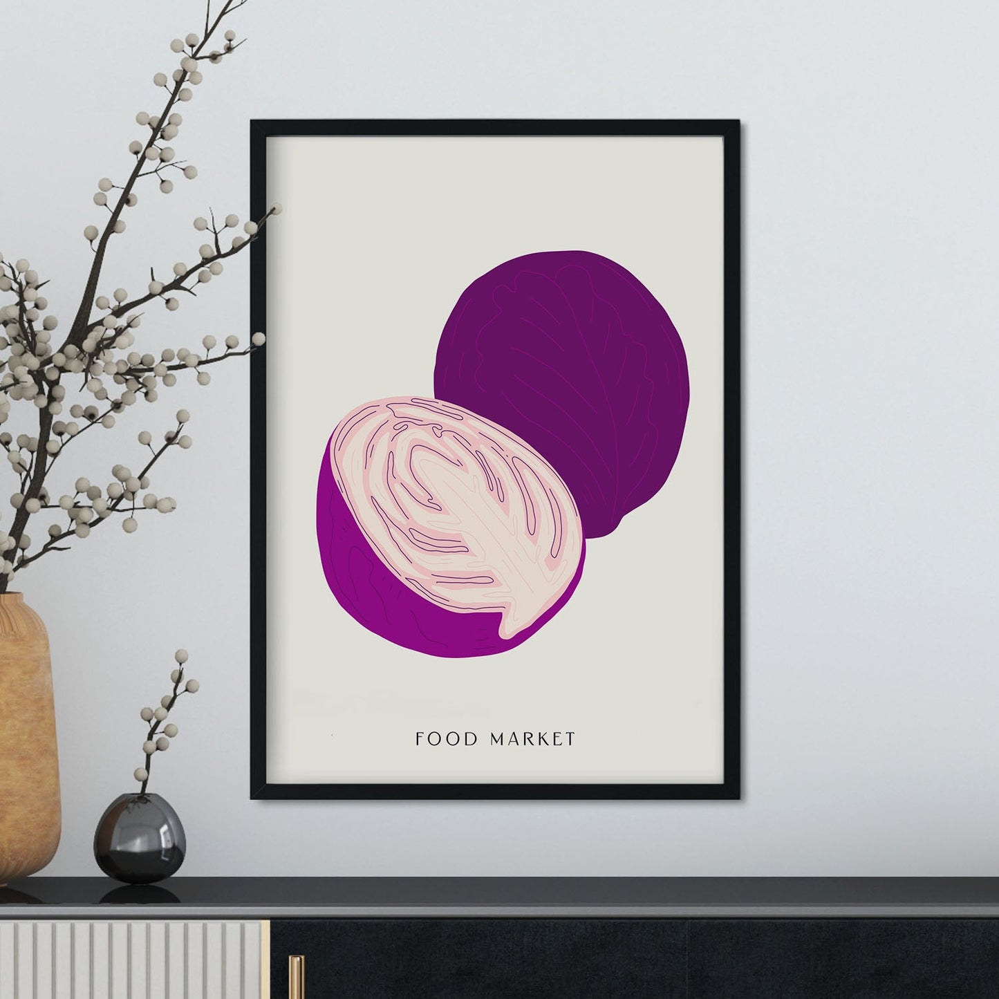 Purple Cabbage-Artwork-Nacnic-Nacnic Estudio SL
