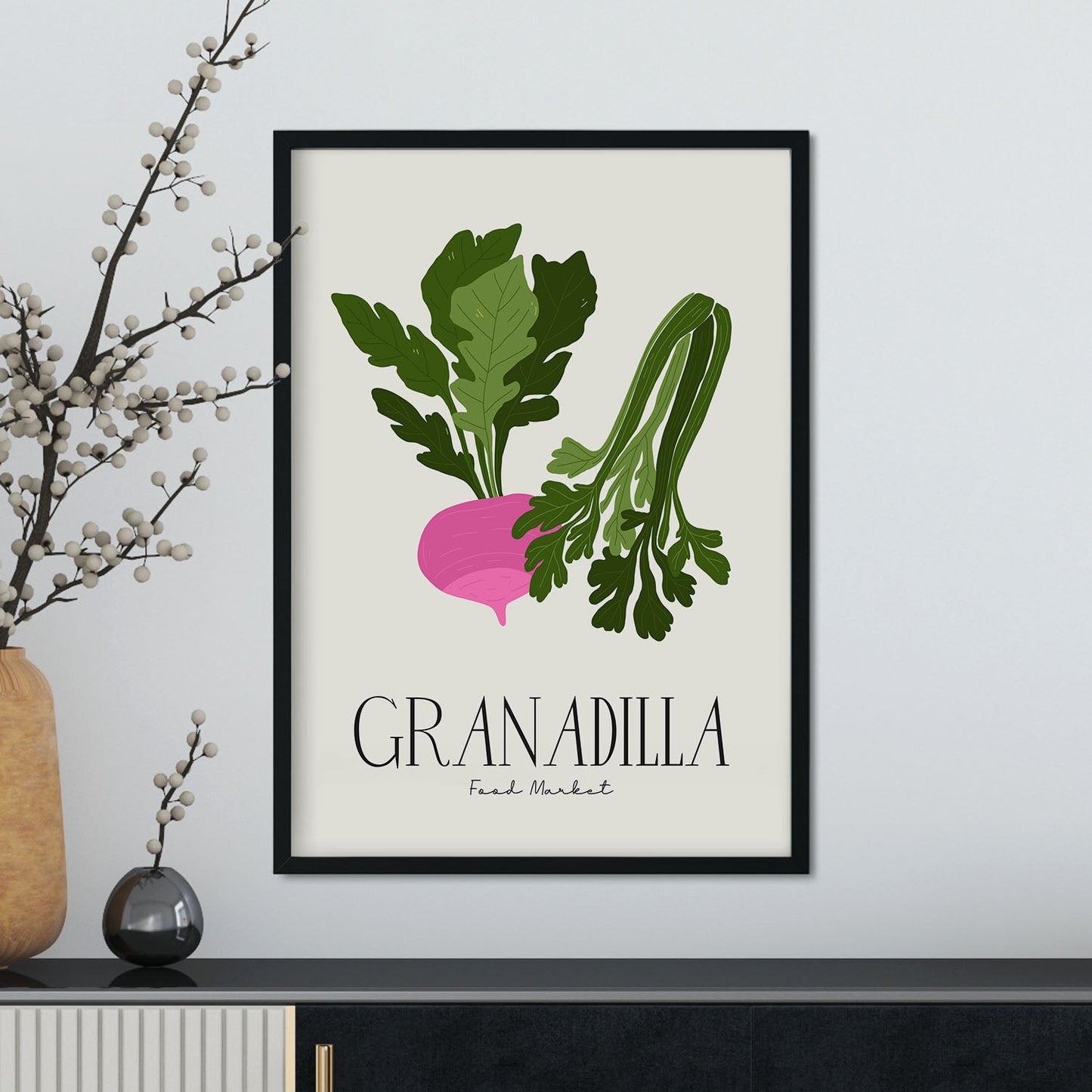 Beets n Celery-Artwork-Nacnic-Nacnic Estudio SL