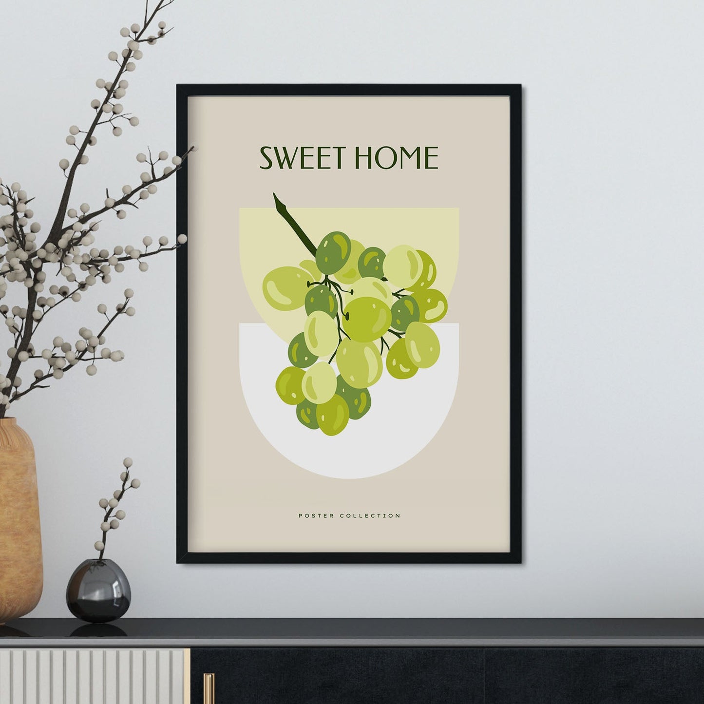 Green Grapes-Artwork-Nacnic-Nacnic Estudio SL