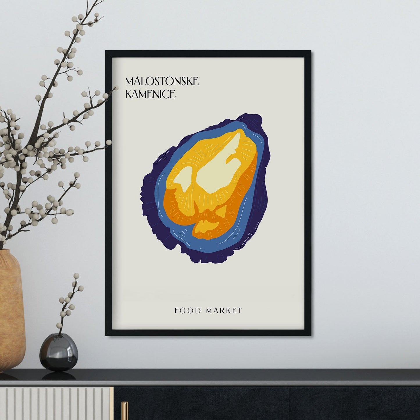 Mali Ston Oyster-Artwork-Nacnic-Nacnic Estudio SL