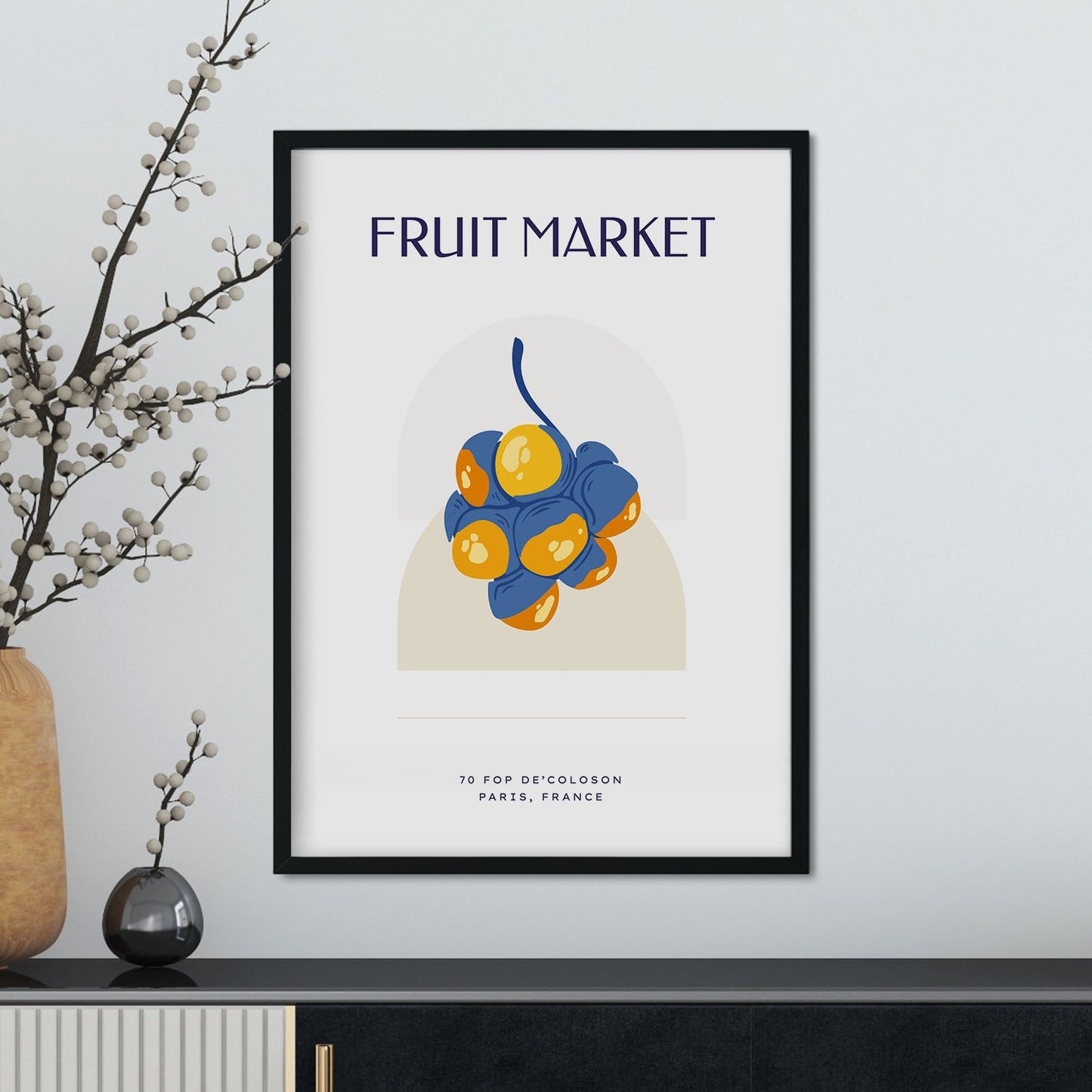 Palm Fruit-Artwork-Nacnic-Nacnic Estudio SL