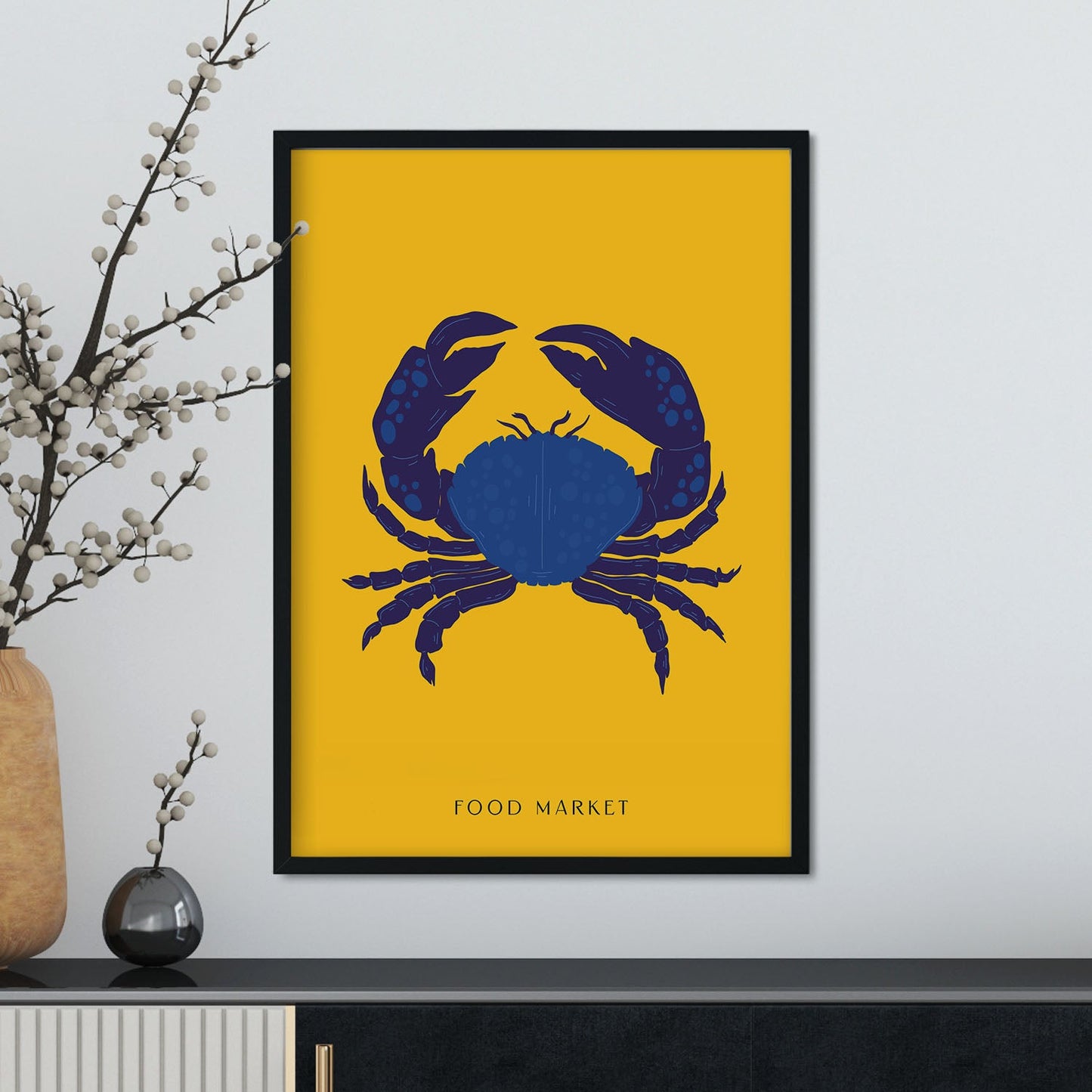 Big Claw Crab-Artwork-Nacnic-Nacnic Estudio SL