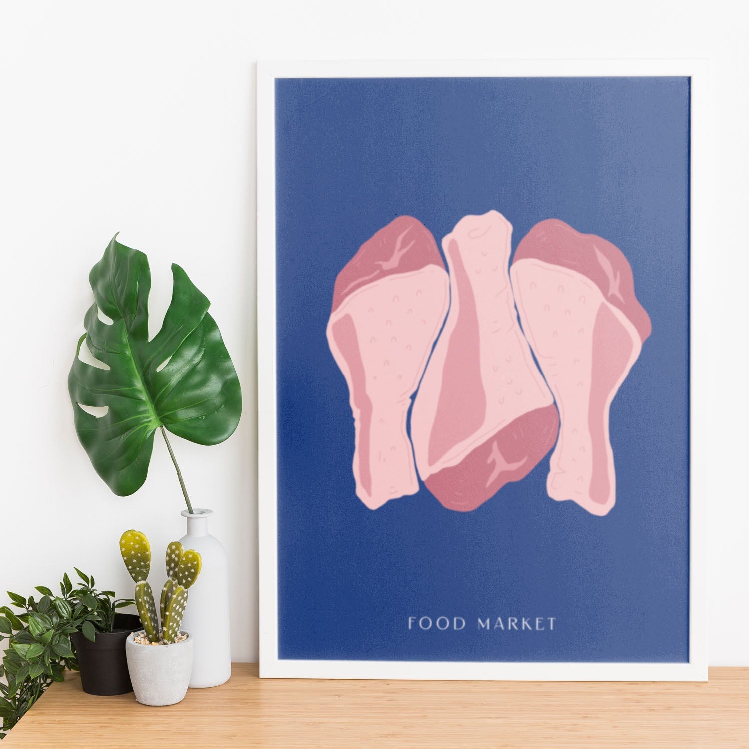 Raw Chicken Drumsticks-Artwork-Nacnic-Nacnic Estudio SL