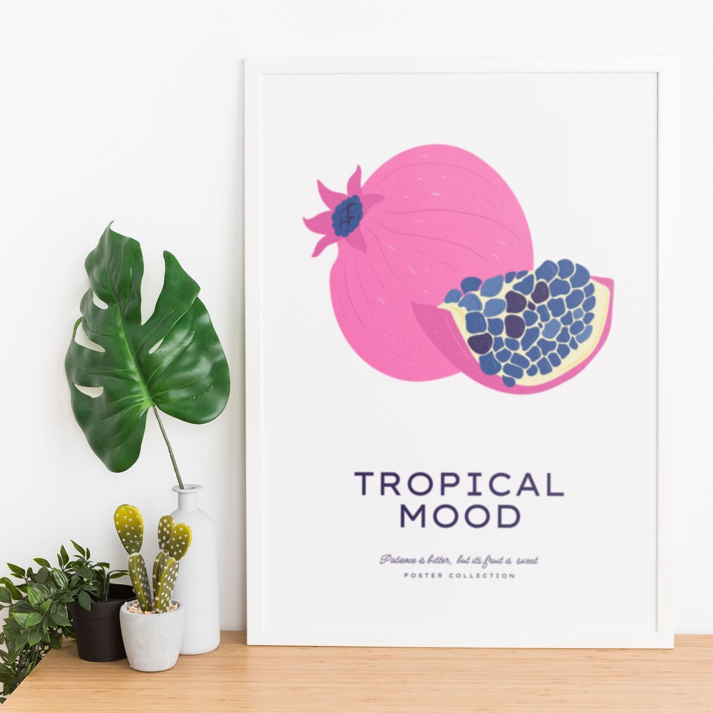 Tropical Mood Pomegranate-Artwork-Nacnic-Nacnic Estudio SL