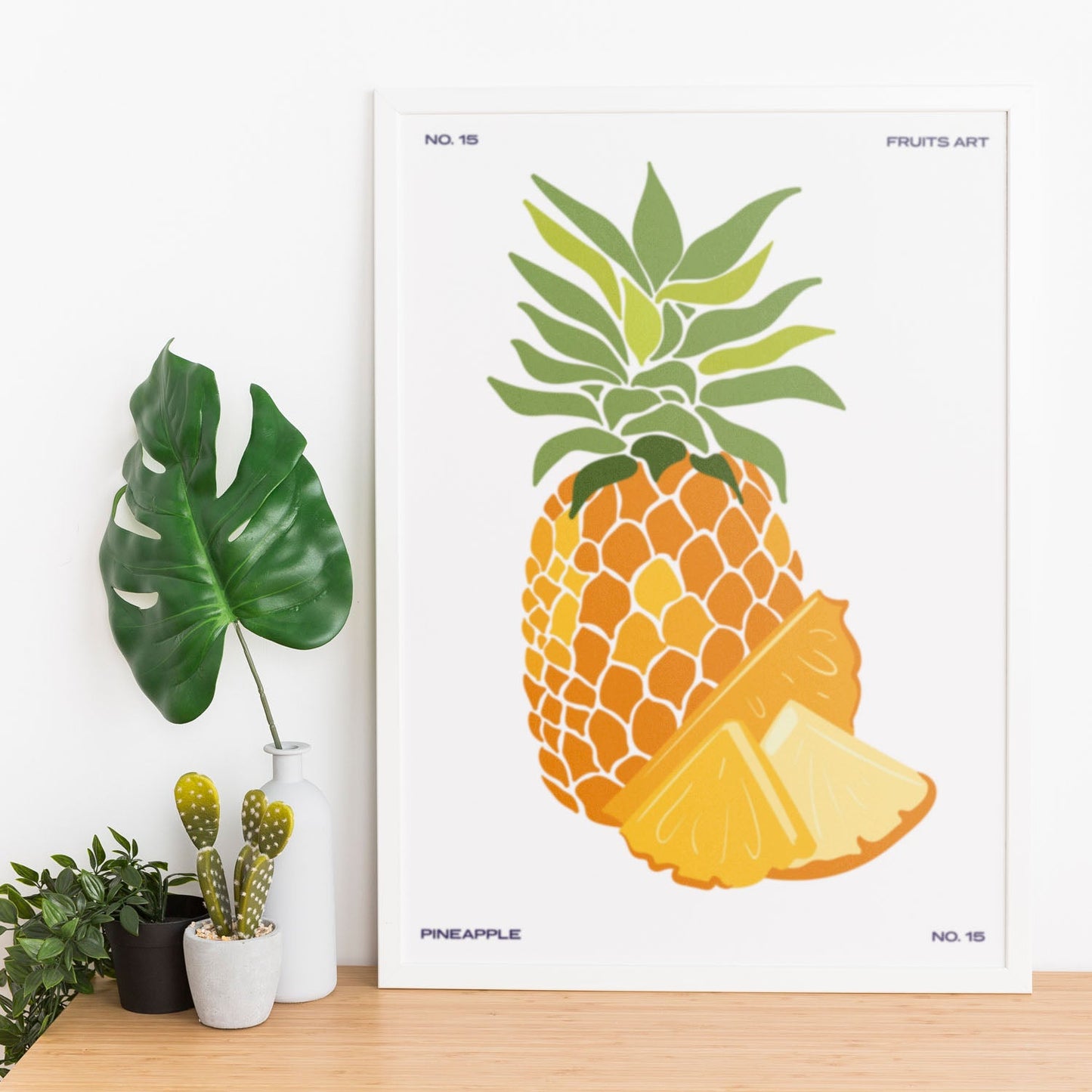 Pineapple with sliced-Artwork-Nacnic-Nacnic Estudio SL