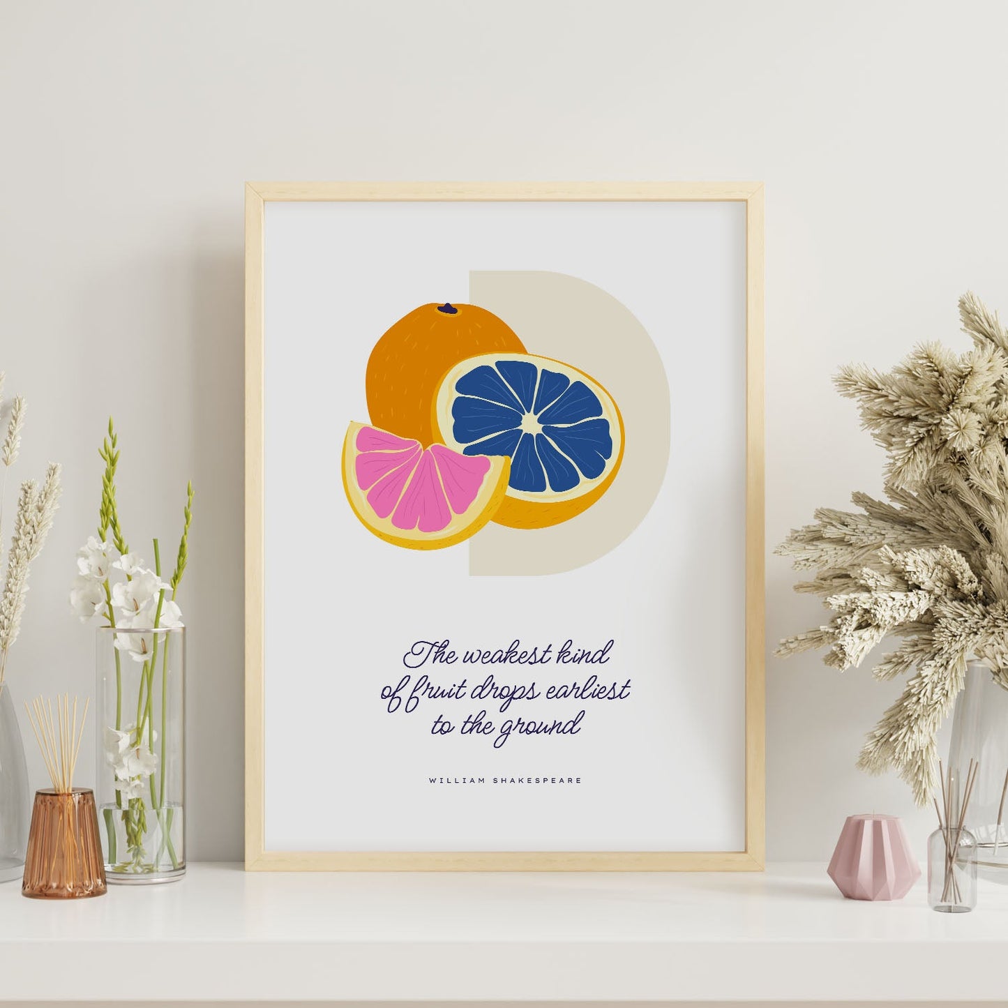 Oranges Quote-Artwork-Nacnic-Nacnic Estudio SL