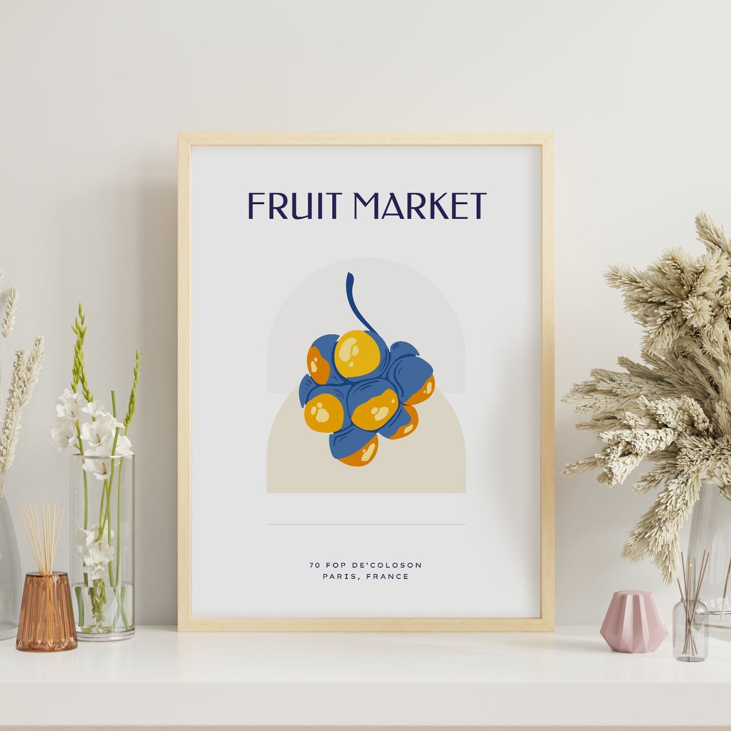 Palm Fruit-Artwork-Nacnic-Nacnic Estudio SL