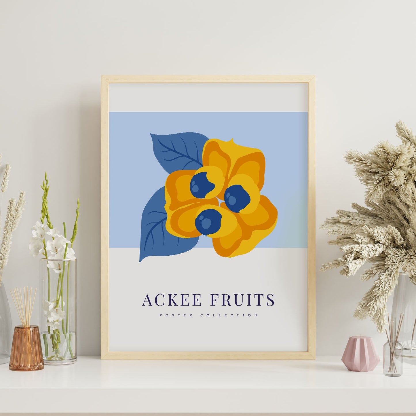 Ackee Fruits-Artwork-Nacnic-Nacnic Estudio SL