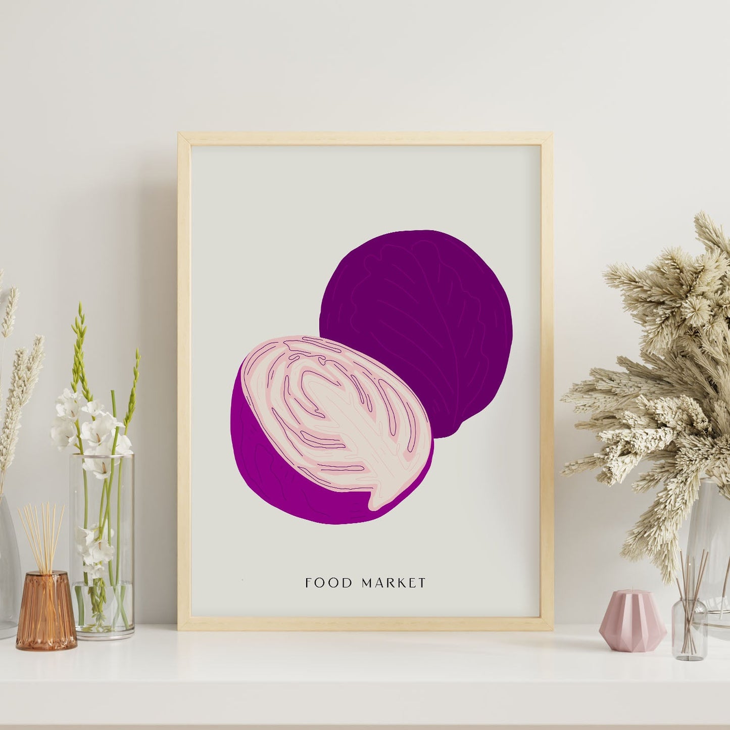 Purple Cabbage-Artwork-Nacnic-Nacnic Estudio SL