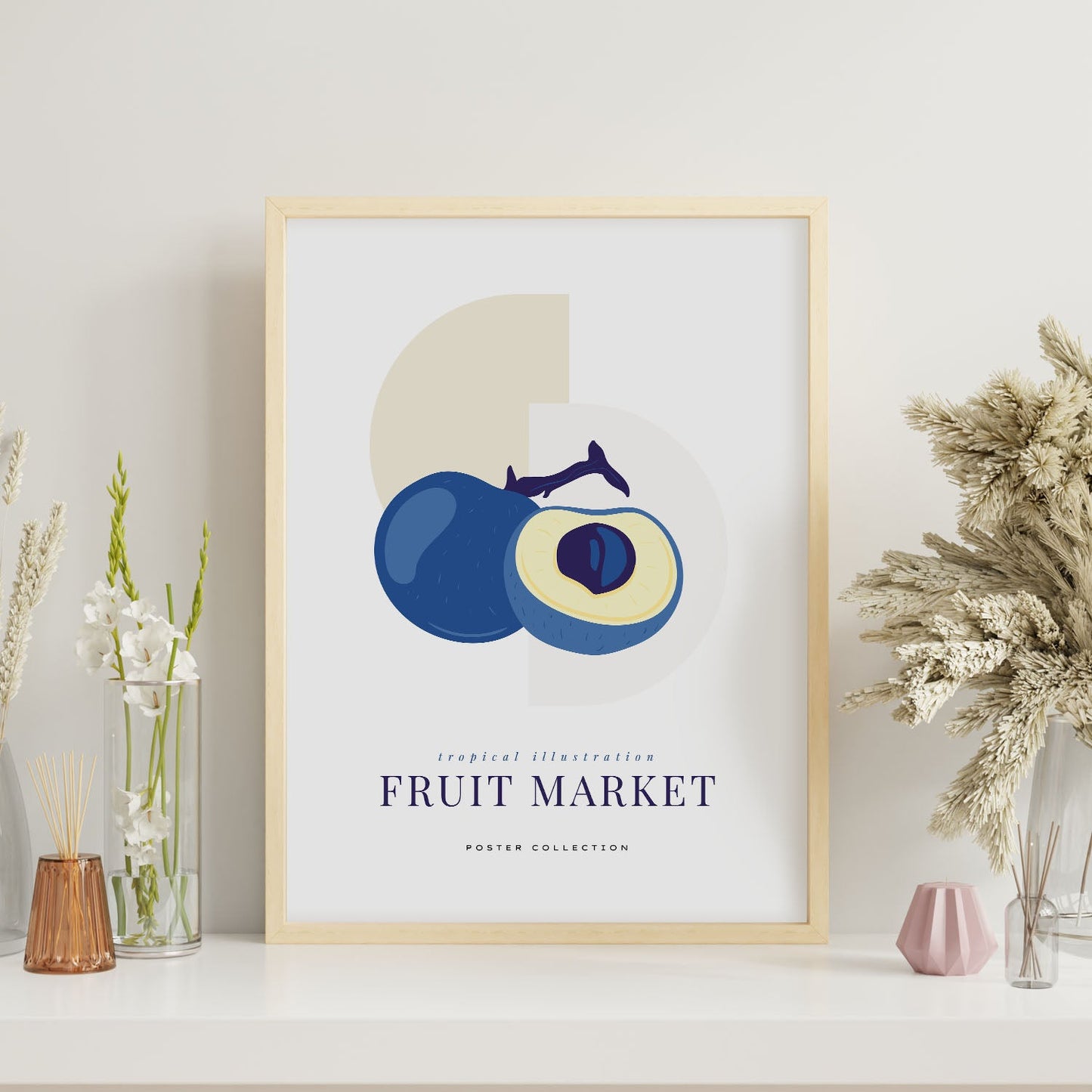 Blue Peach-Artwork-Nacnic-Nacnic Estudio SL