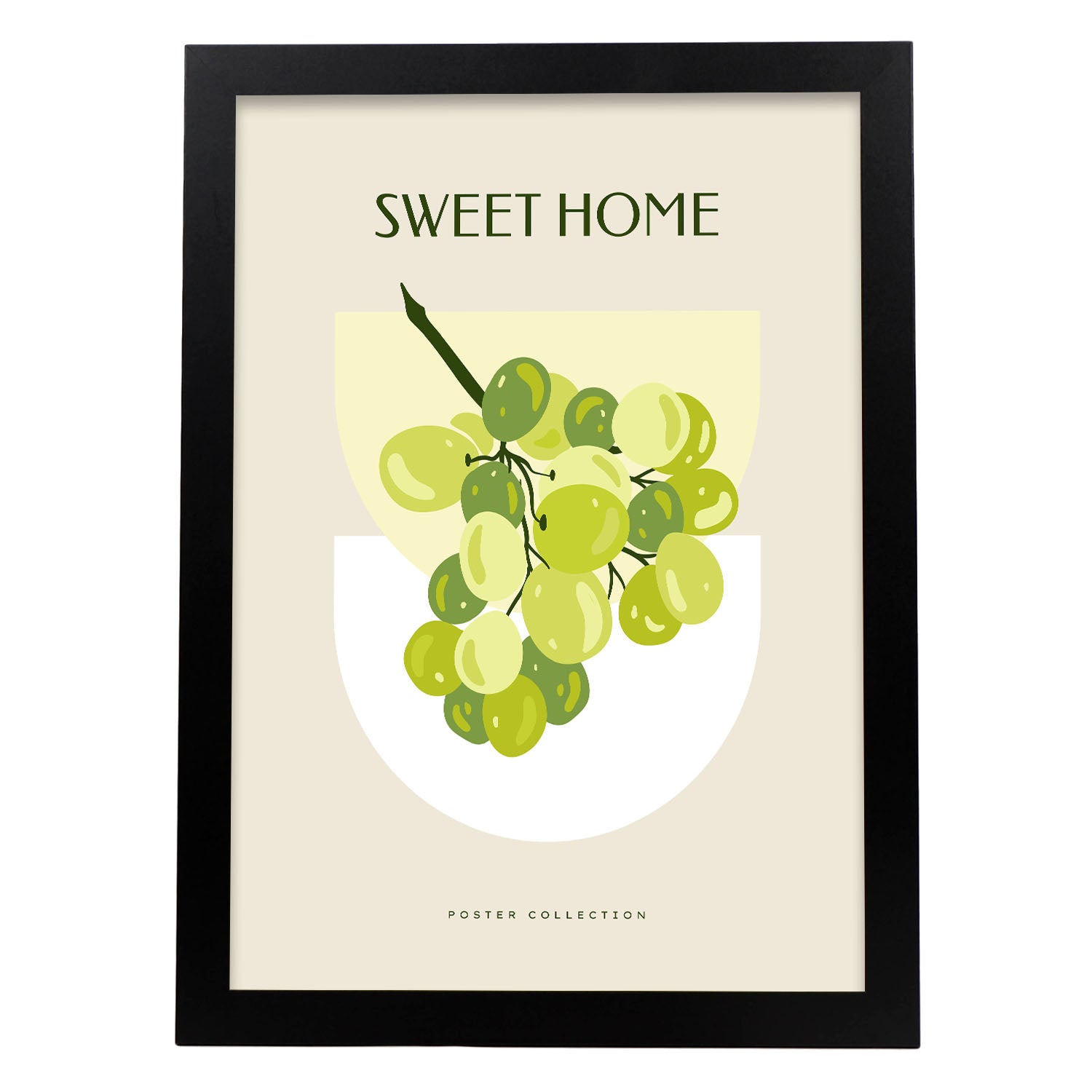Green Grapes-Artwork-Nacnic-A3-Sin marco-Nacnic Estudio SL