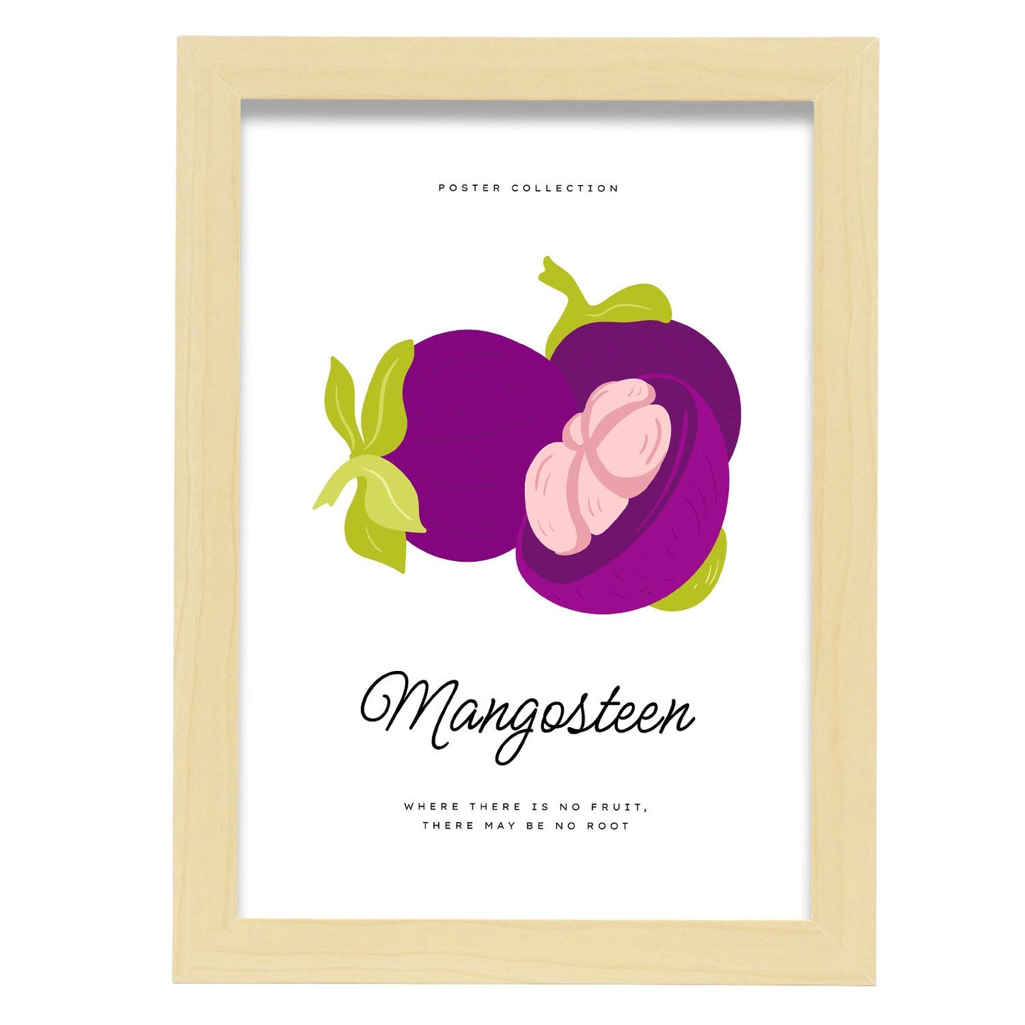 Mangosteen-Artwork-Nacnic-A4-Marco Madera clara-Nacnic Estudio SL
