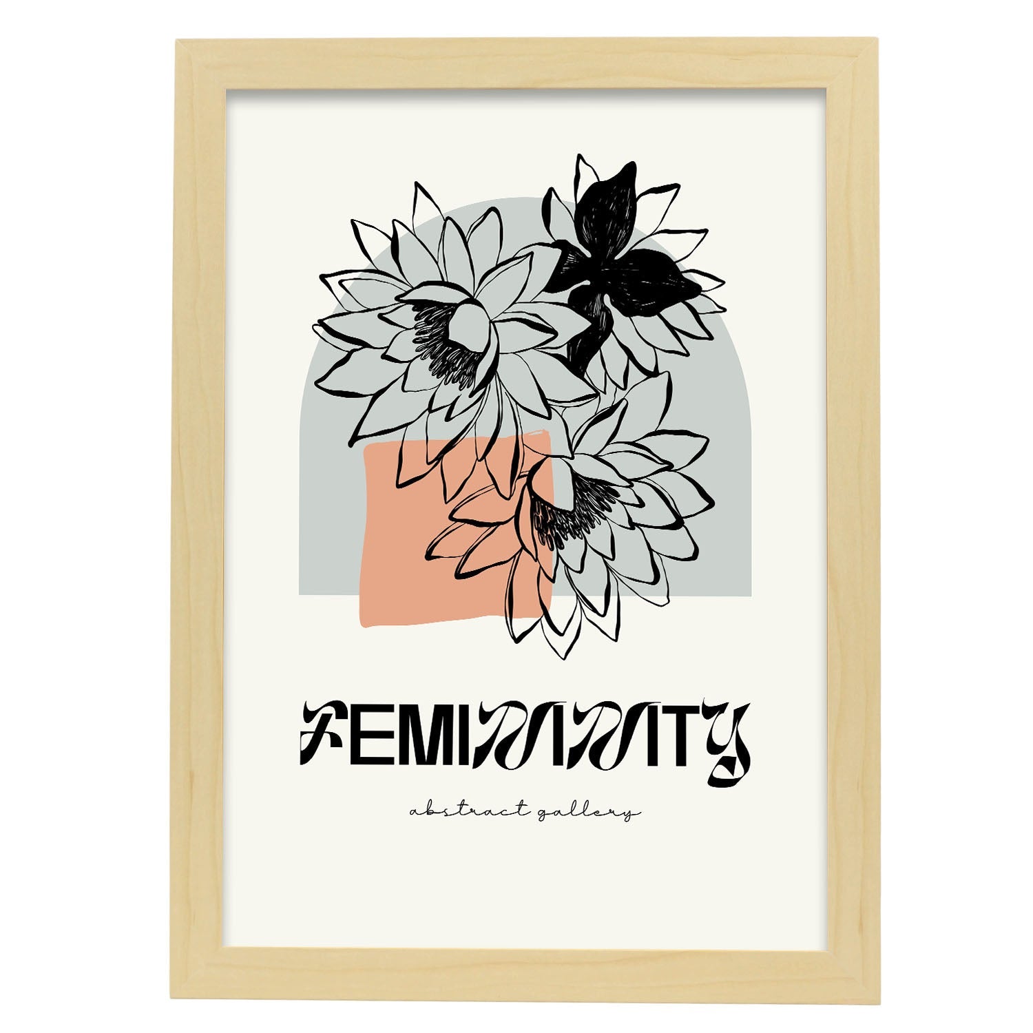 Girlishness-Artwork-Nacnic-A3-Marco Madera clara-Nacnic Estudio SL