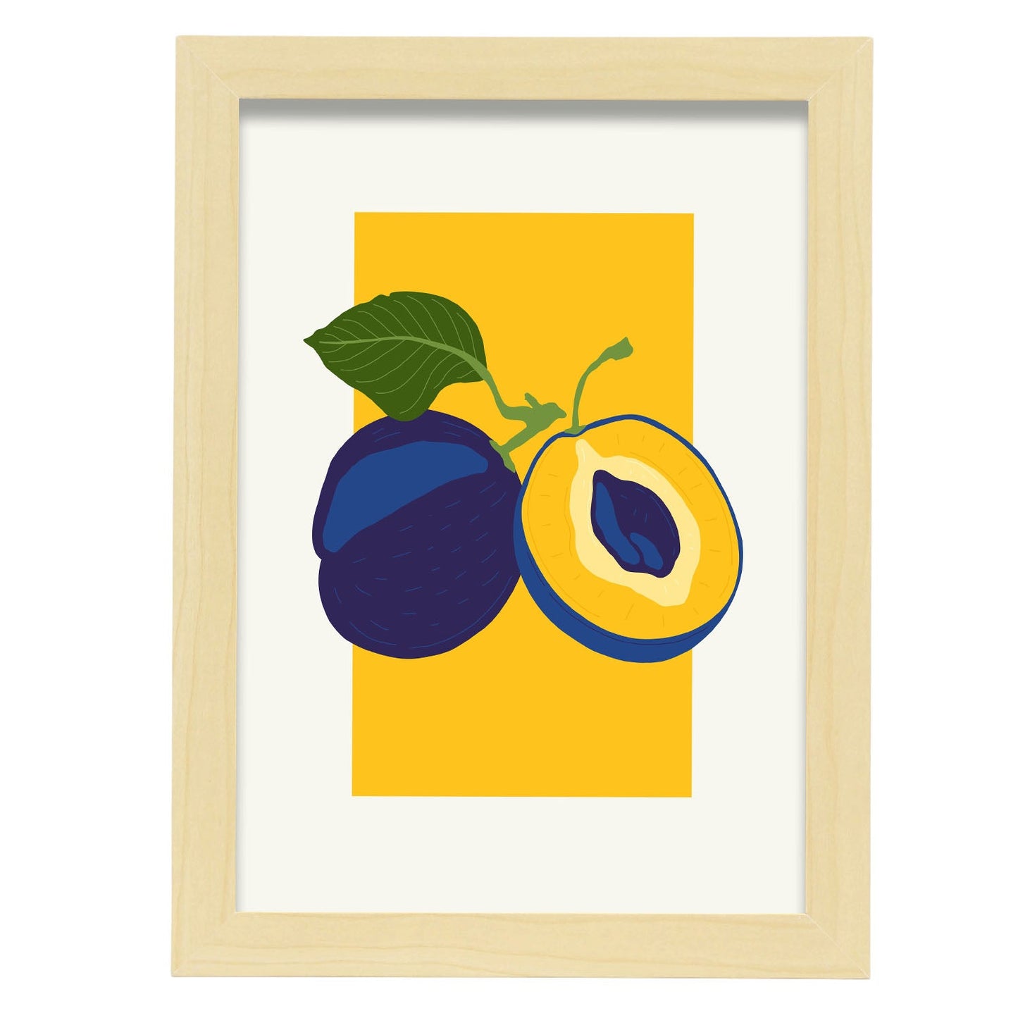 Plum-Artwork-Nacnic-A4-Marco Madera clara-Nacnic Estudio SL