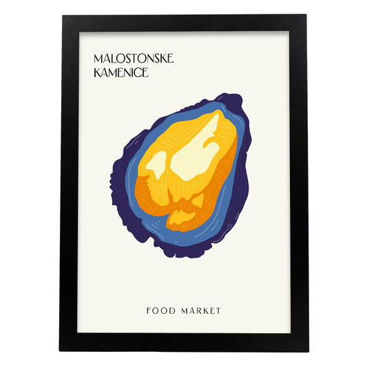 Mali Ston Oyster-Artwork-Nacnic-A3-Sin marco-Nacnic Estudio SL