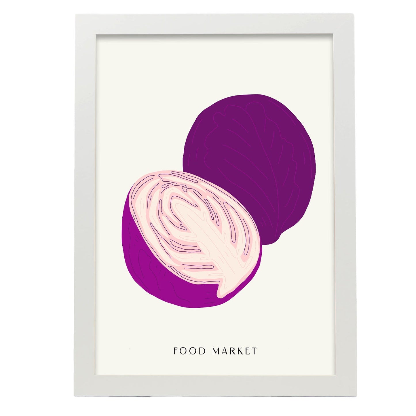 Purple Cabbage-Artwork-Nacnic-A3-Marco Blanco-Nacnic Estudio SL
