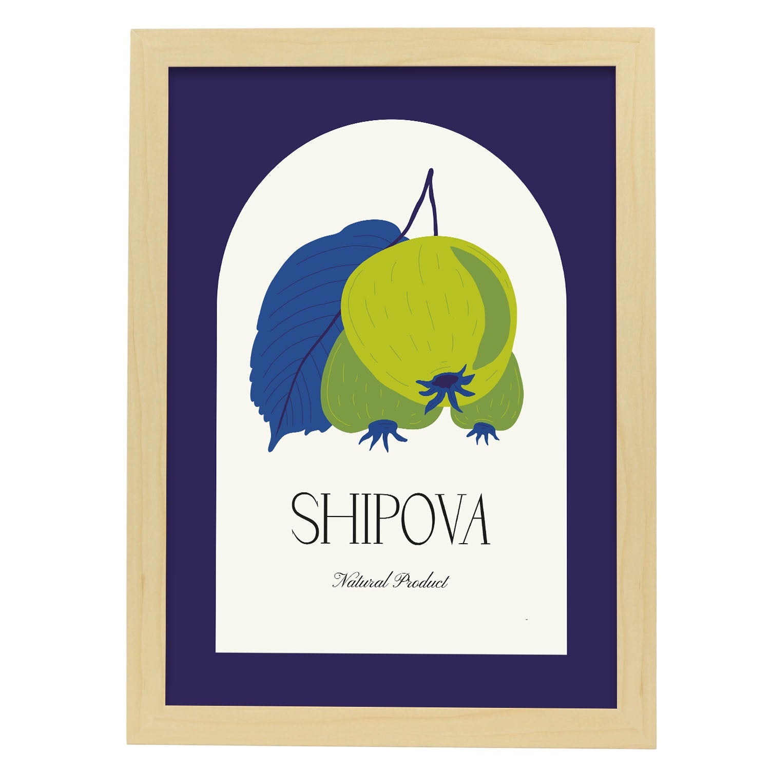 Shipova-Artwork-Nacnic-A3-Marco Madera clara-Nacnic Estudio SL