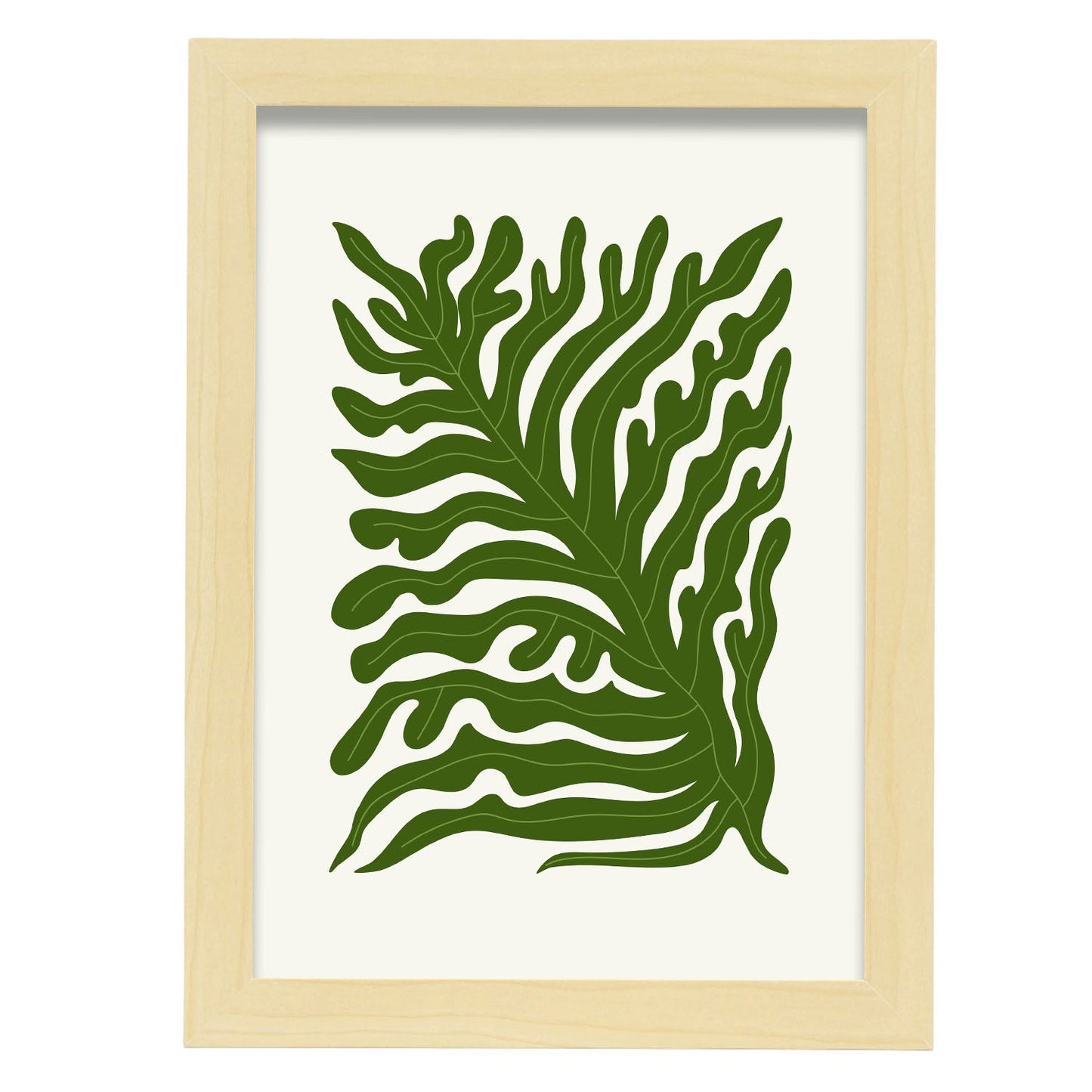 Shrubby-Artwork-Nacnic-A4-Marco Madera clara-Nacnic Estudio SL