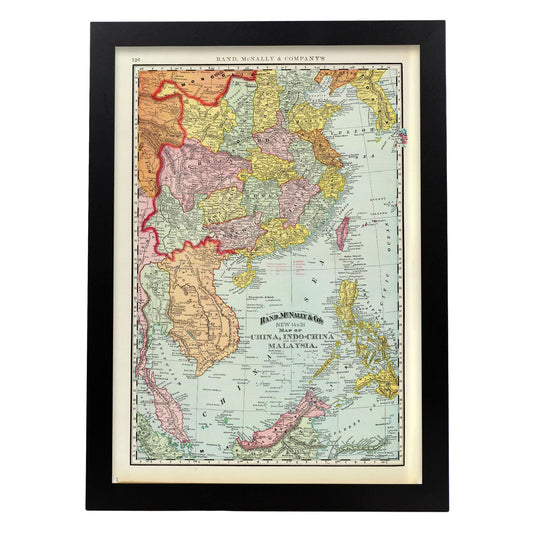 1897 China Indo China Malaysia scaled-Artwork-Nacnic-A3-Sin marco-Nacnic Estudio SL