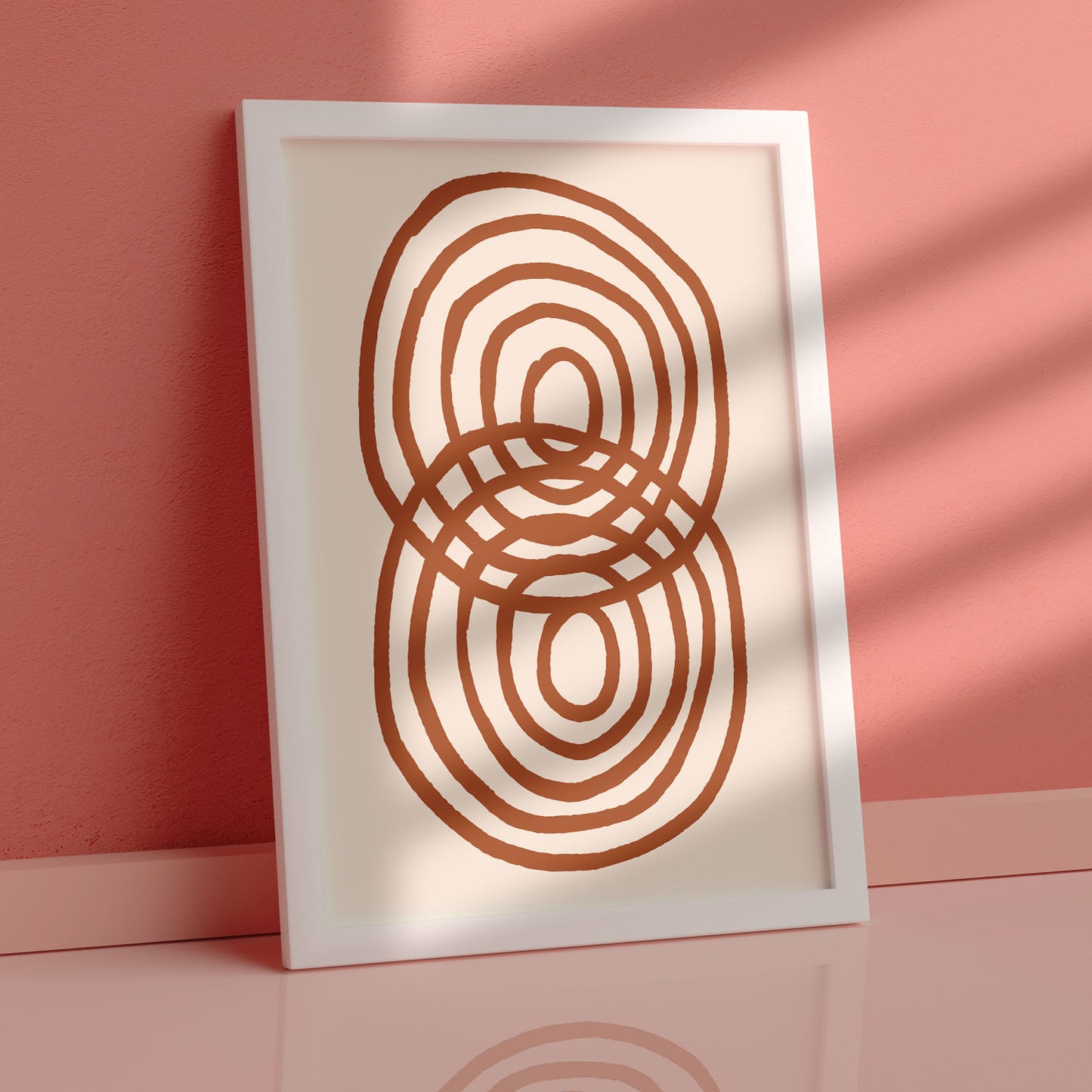 Lámina Nacnic Bucle de Ringlet Inspirado en Matisse