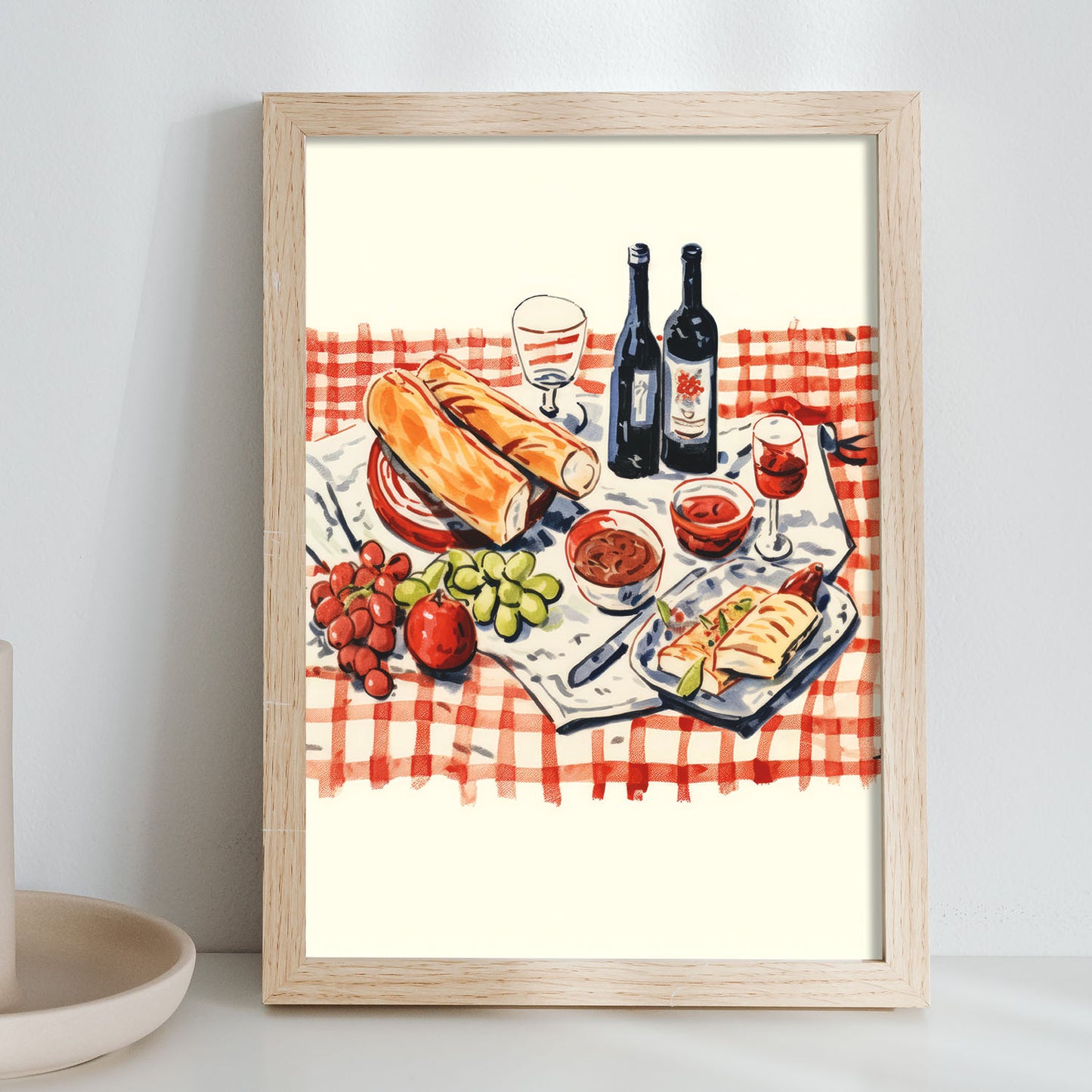 Nacnic Lámina Decorativa de Comidas Saladas