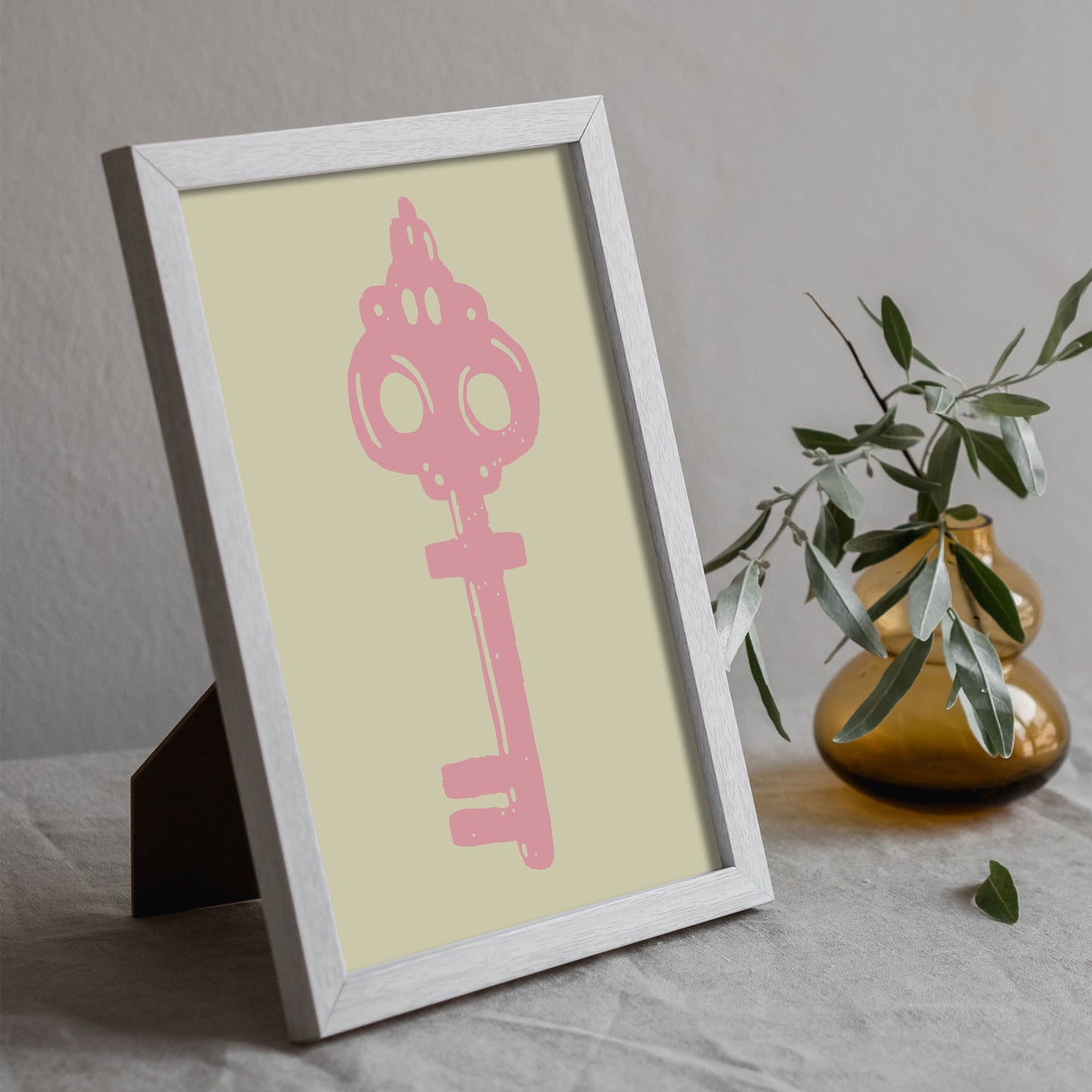 Lámina Nacnic Llave Gentil Inspirada en Matisse