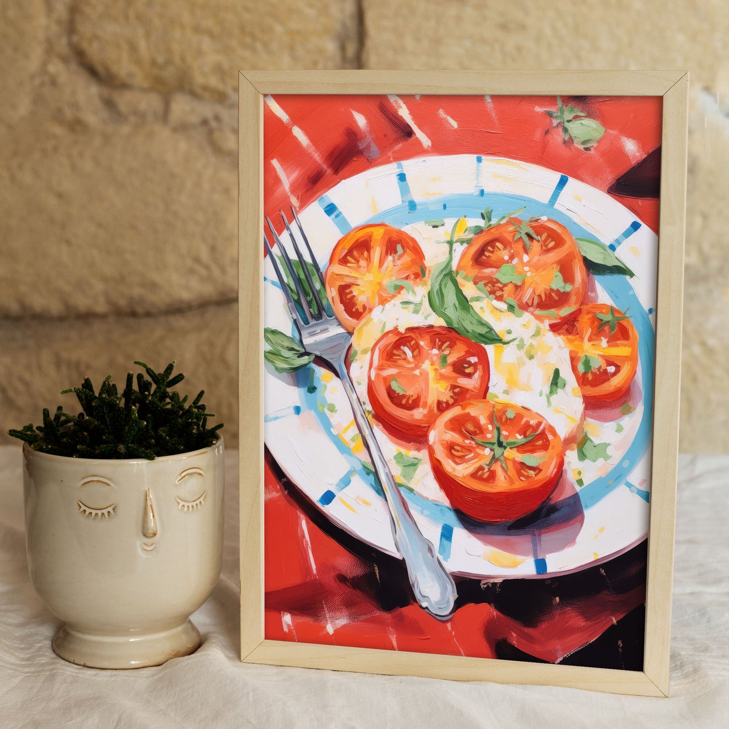 Lamina Nacnic Tomates Deleite en Pintura de Alimentos