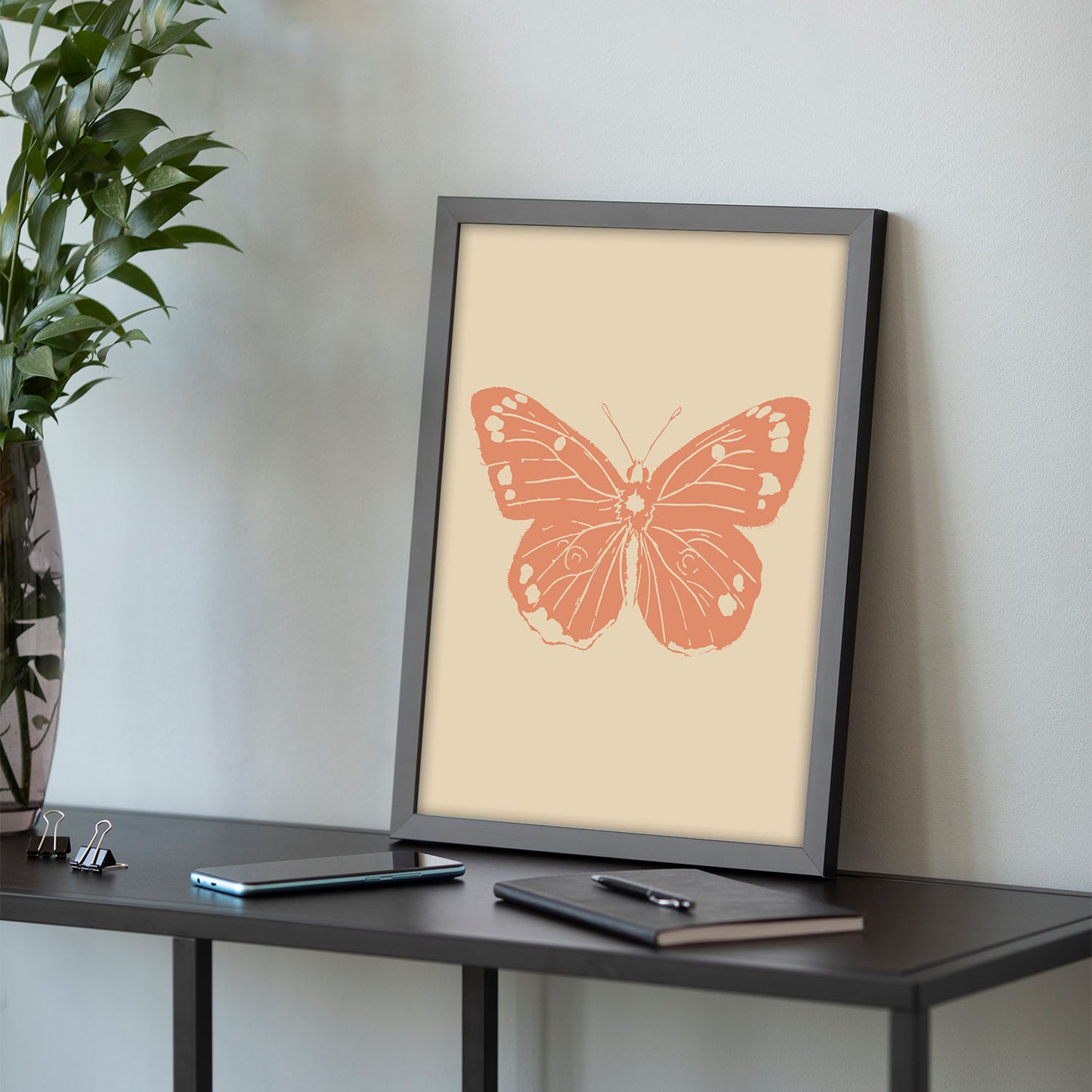 Lámina Nacnic Mariposa Hermosa Inspirada en Matisse