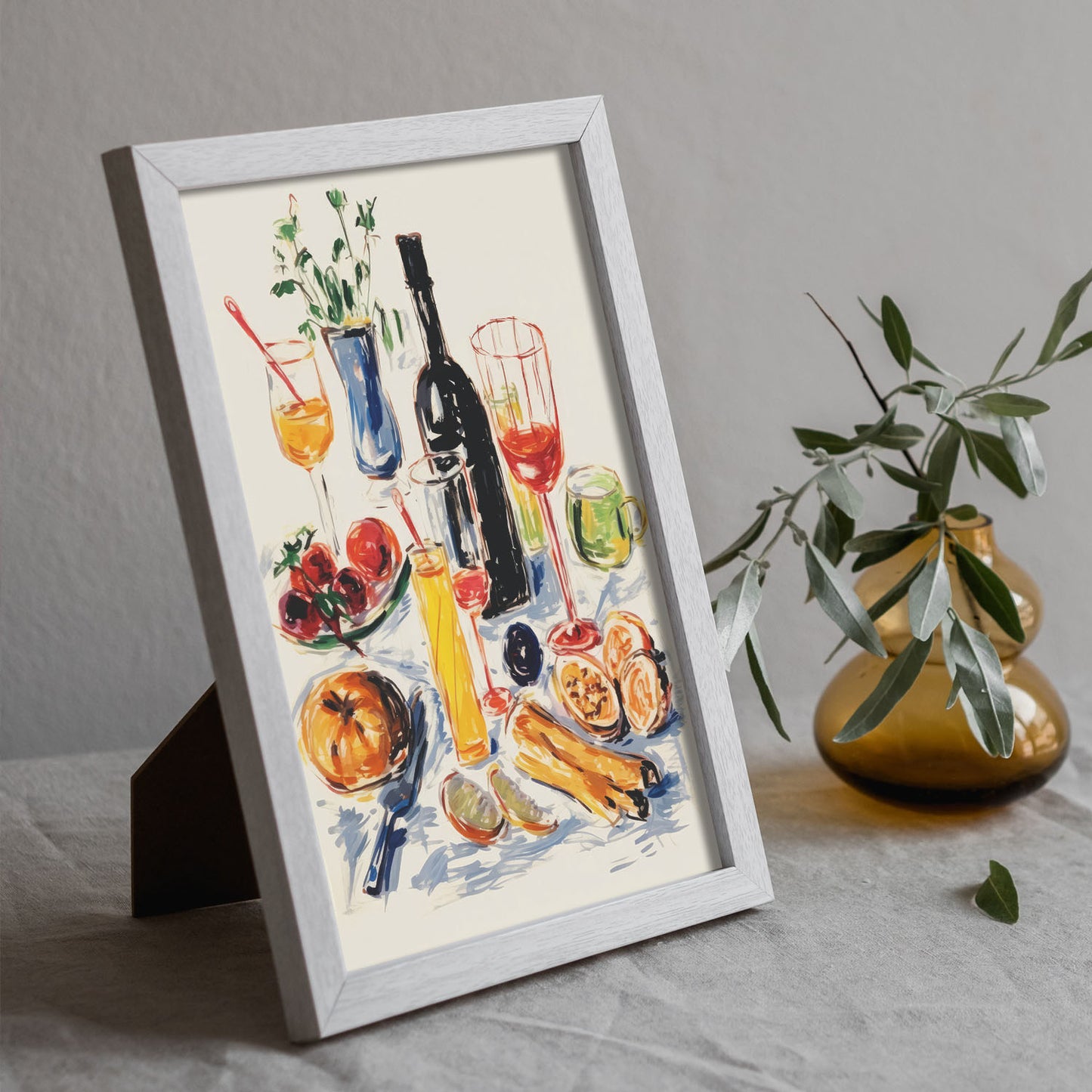 Lamina Estampada Comida Picante de Nacnic