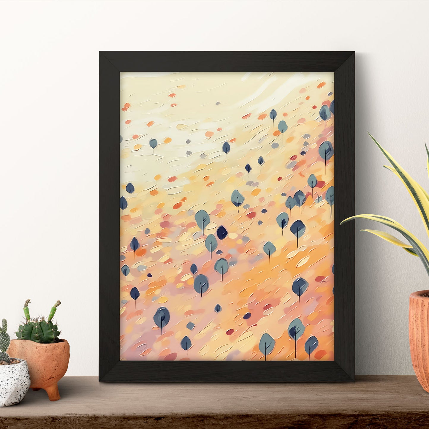 Lámina Abstracta Árboles Faddy Nacnic