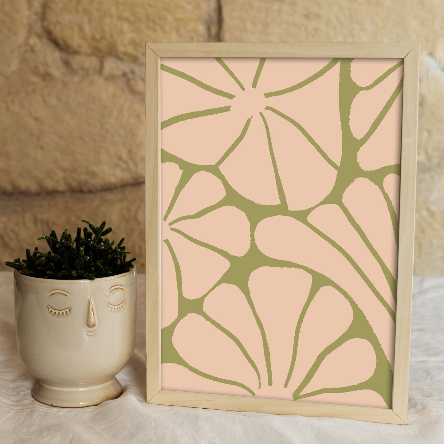 Nacnic Lámina Gran Pétalo Inspirado en Matisse