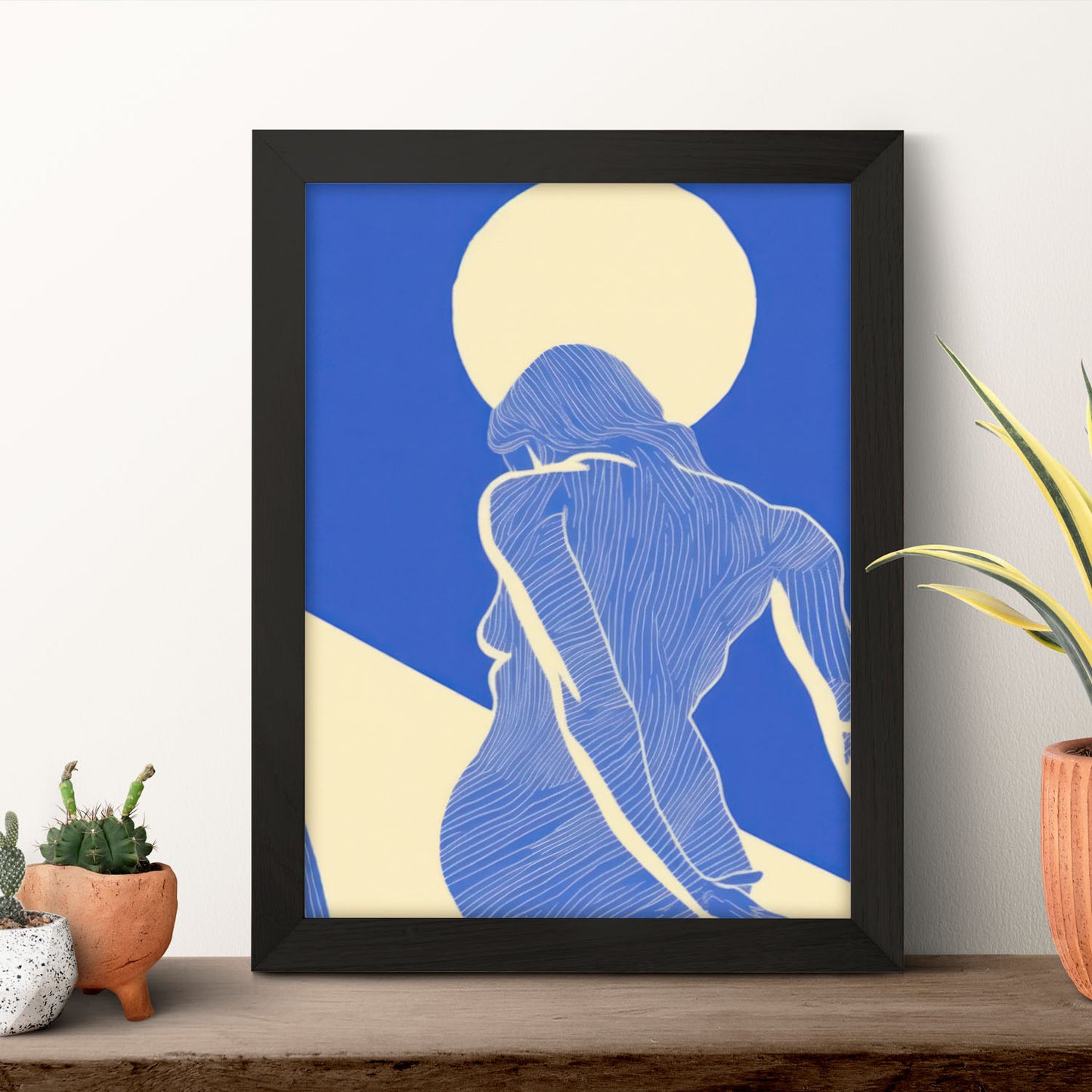 Lámina Nacnic Físico Iluminado por la Luna en Porcelanas Eclécticas