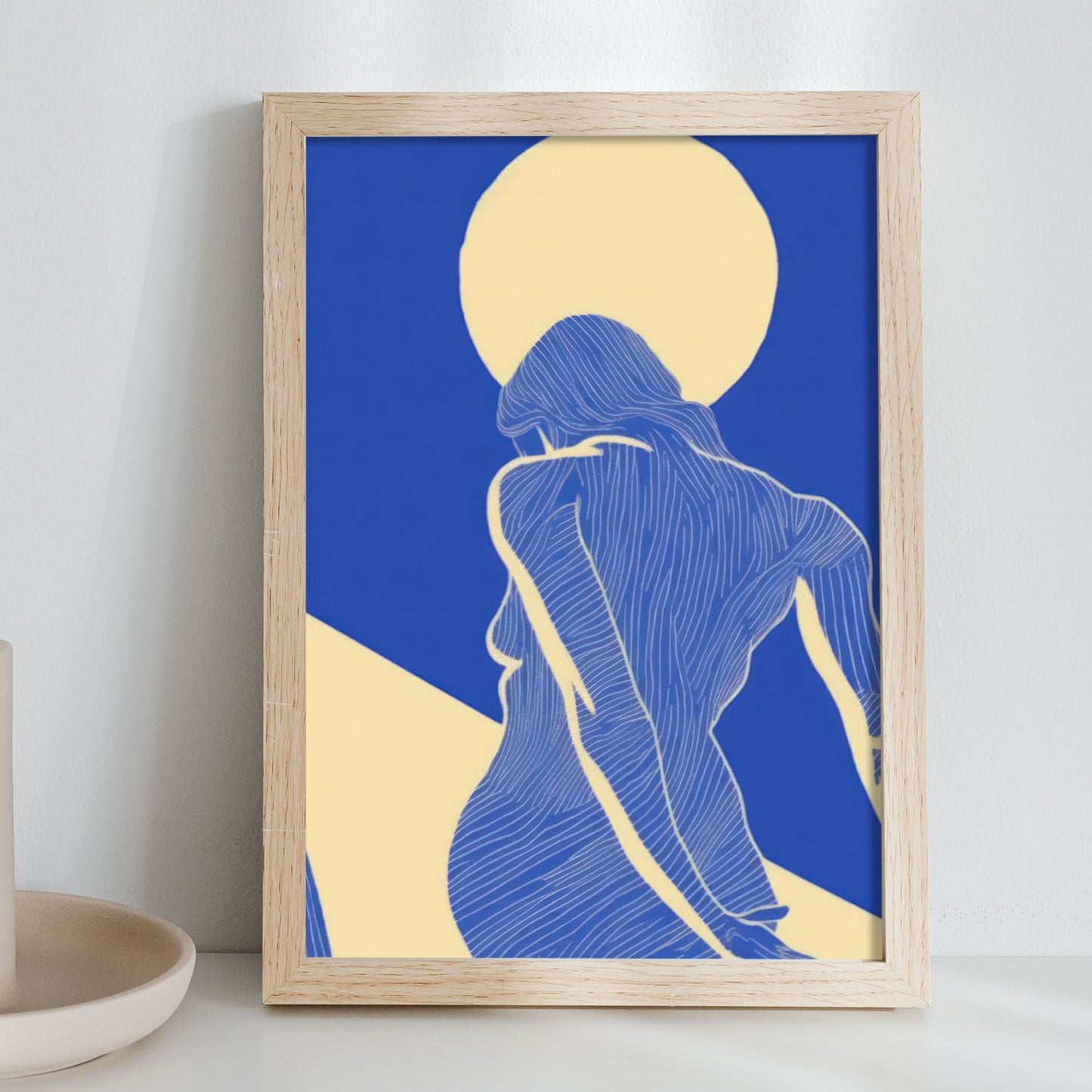 Lámina Nacnic Físico Iluminado por la Luna en Porcelanas Eclécticas