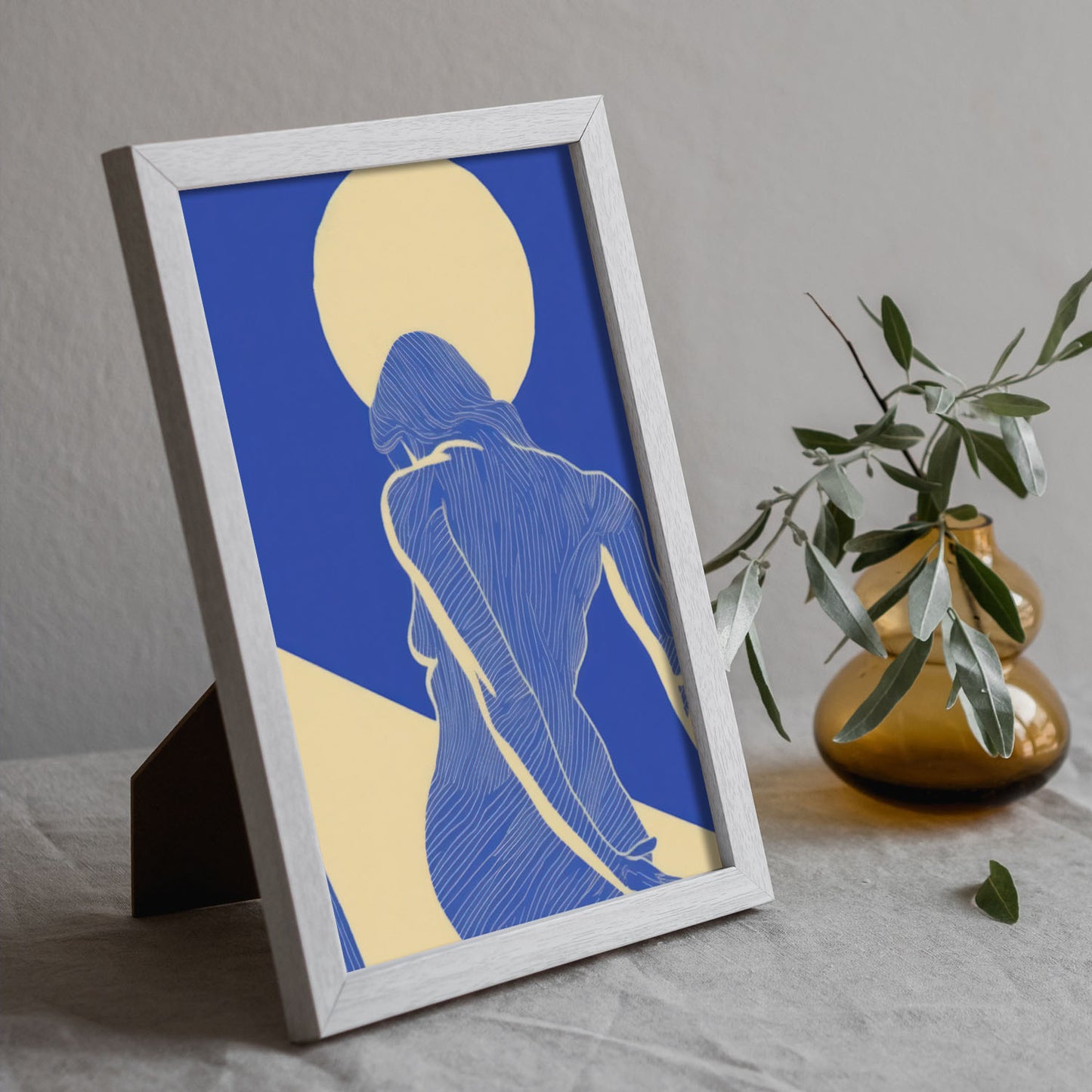 Lámina Nacnic Físico Iluminado por la Luna en Porcelanas Eclécticas