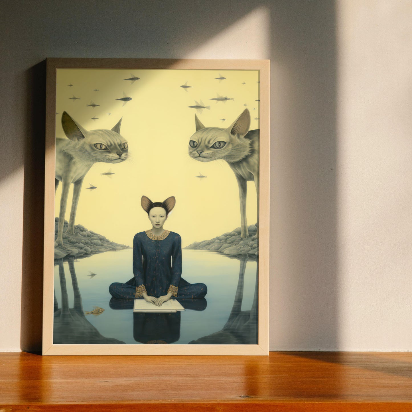 Lámina Nacnic de Gato Sphynx en Pinturas Eclécticas