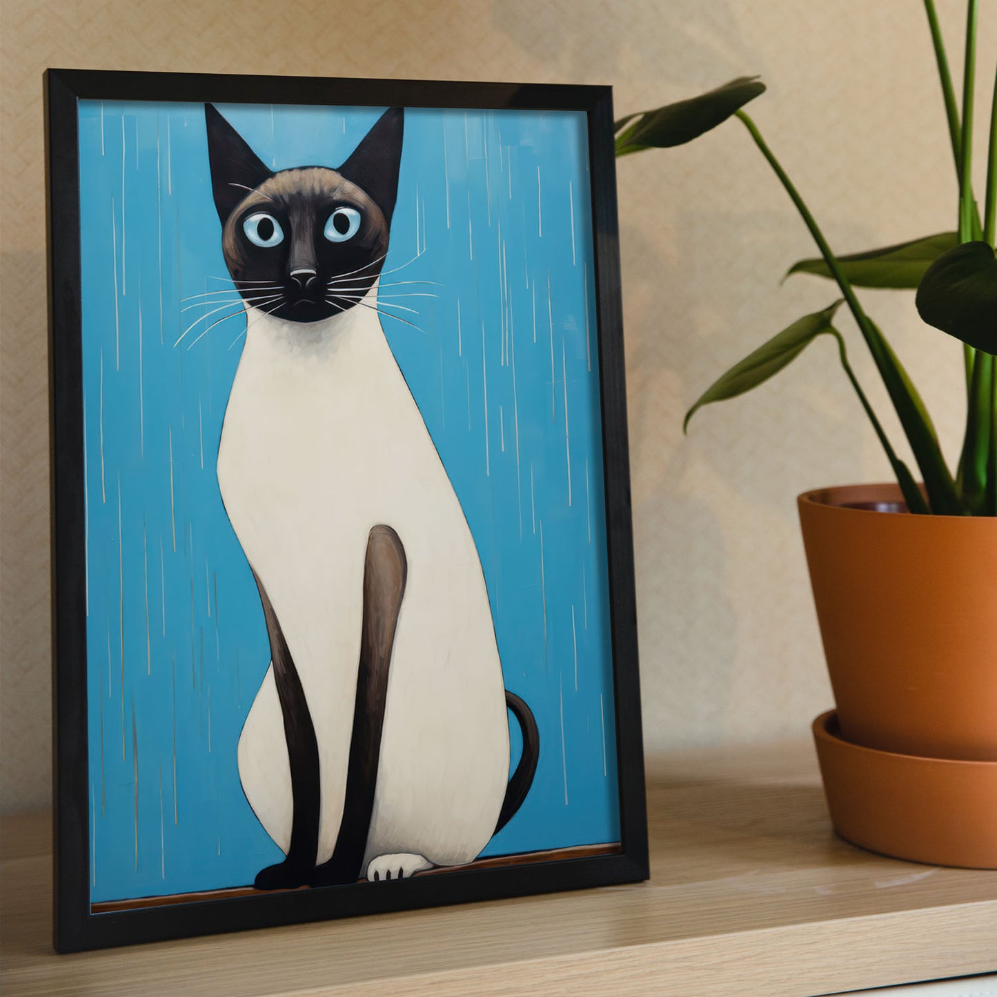 Lamina Nacnic de Gato Siamés Frenético