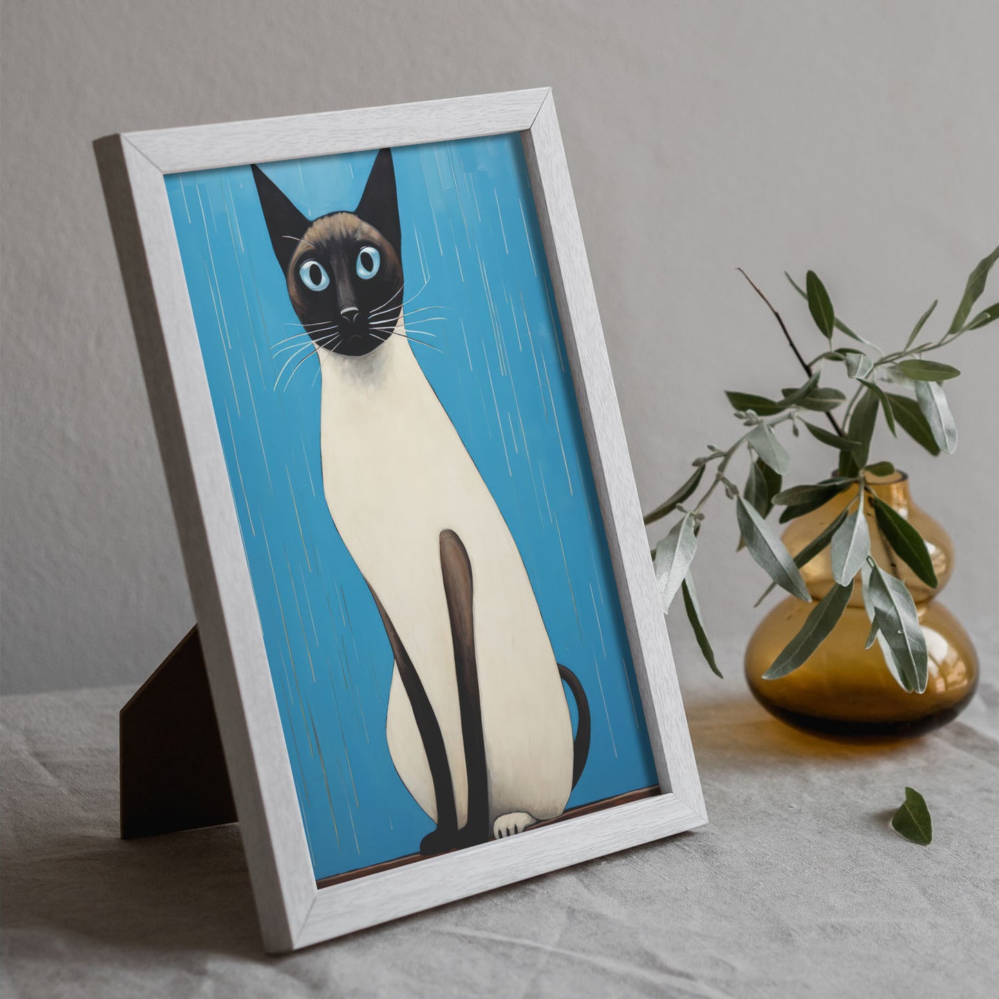 Lamina Nacnic de Gato Siamés Frenético