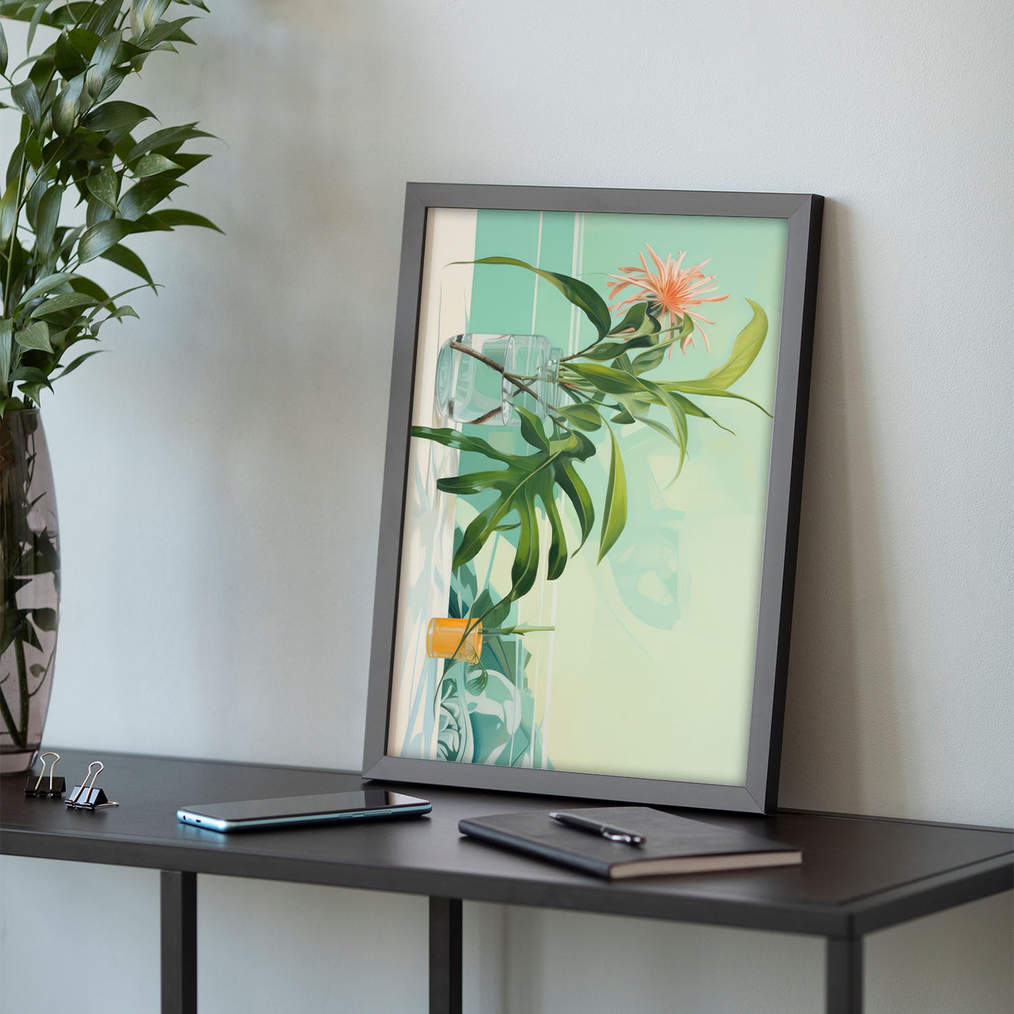 Lamina Nacnic de Planta Regada en Flores Eclécticas