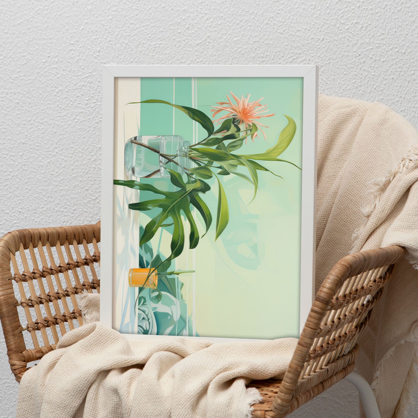 Lamina Nacnic de Planta Regada en Flores Eclécticas