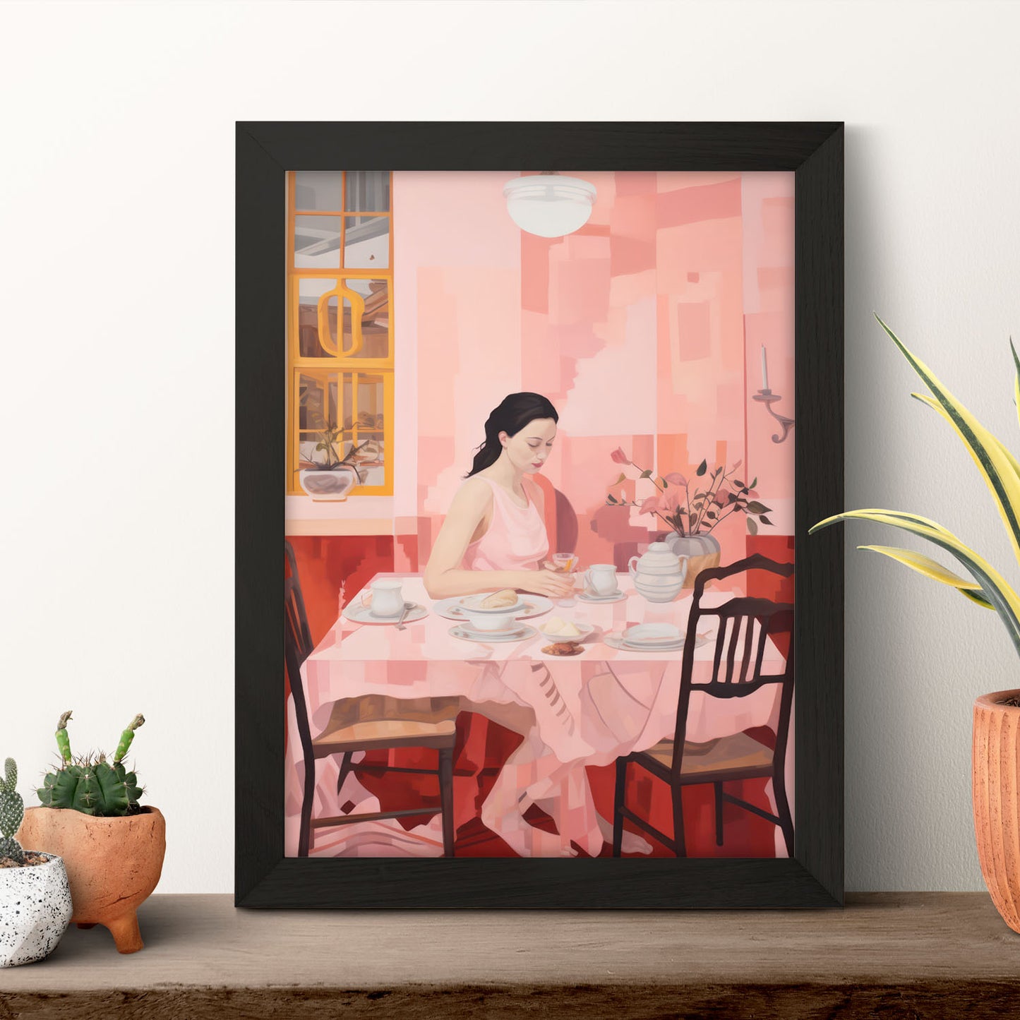 Lámina Nacnic Desayuno Suave en Rosa