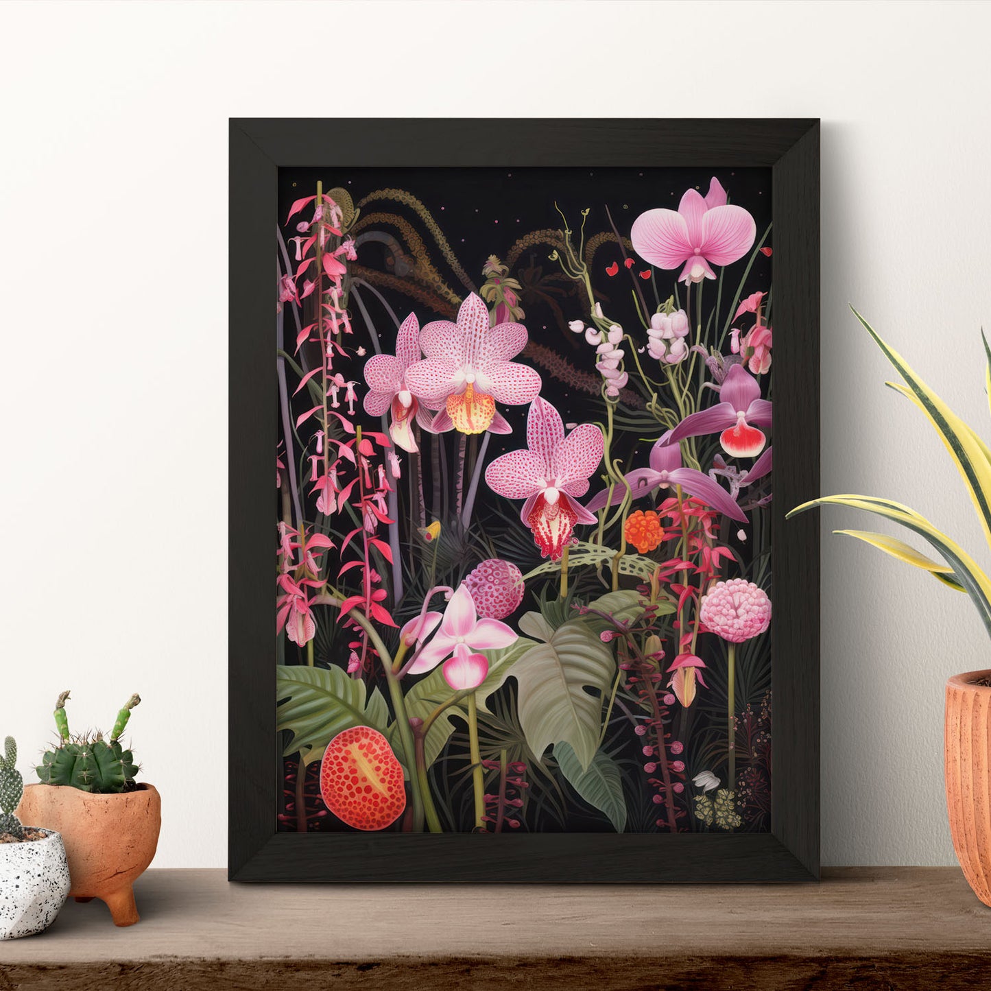 Lamina Nacnic Colección de Orquídeas en Flores Eclécticas