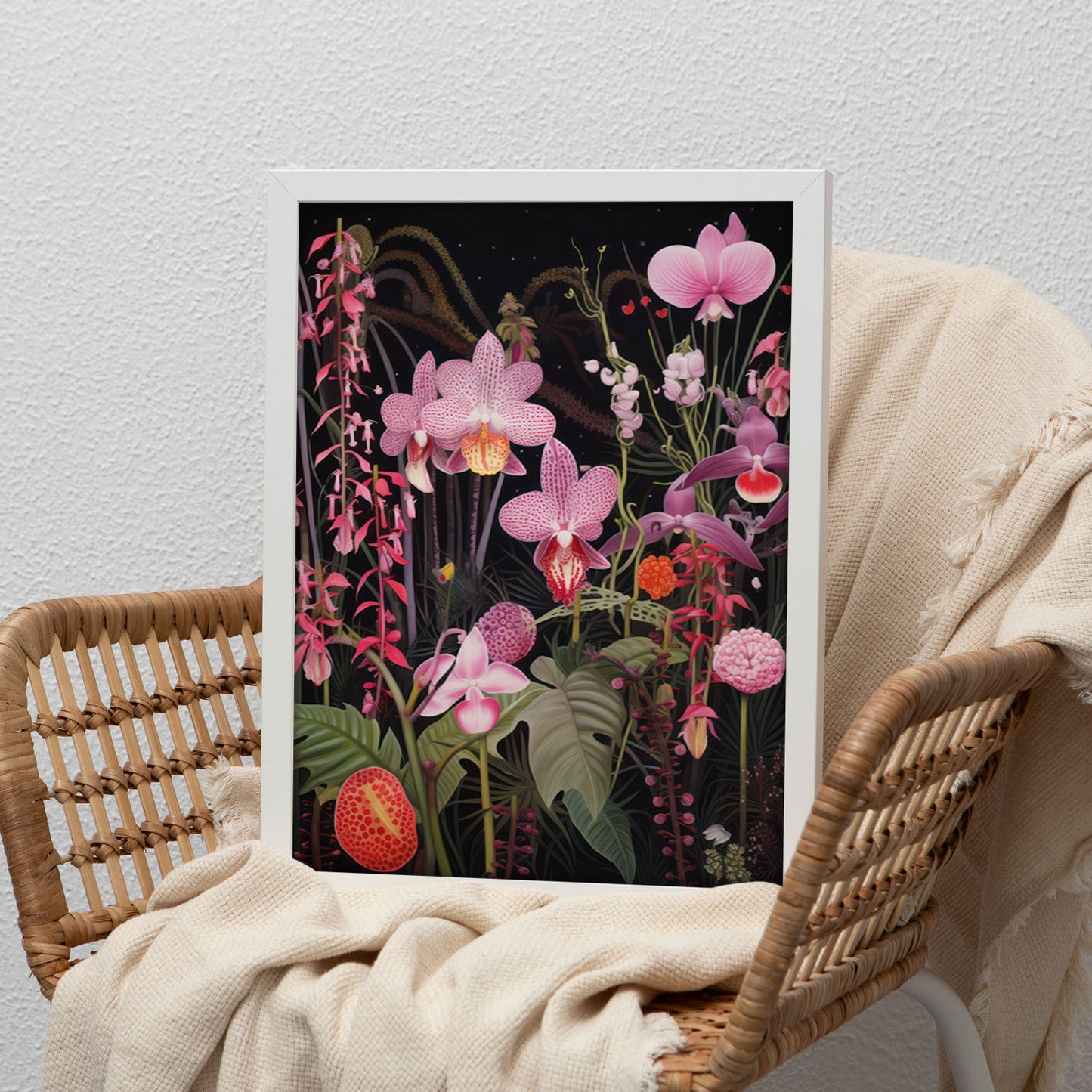Lamina Nacnic Colección de Orquídeas en Flores Eclécticas