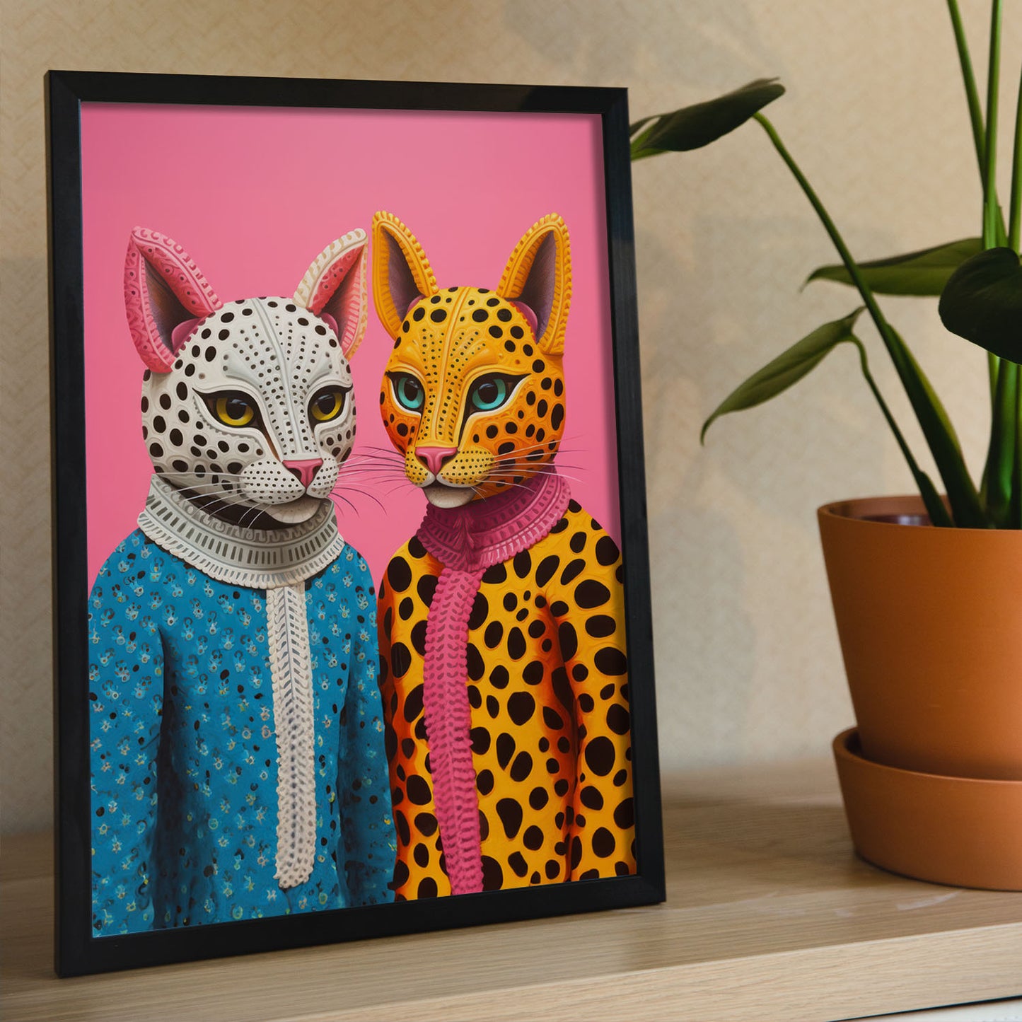 Lamina Nacnic Familia Felidae en Animales Eclécticos