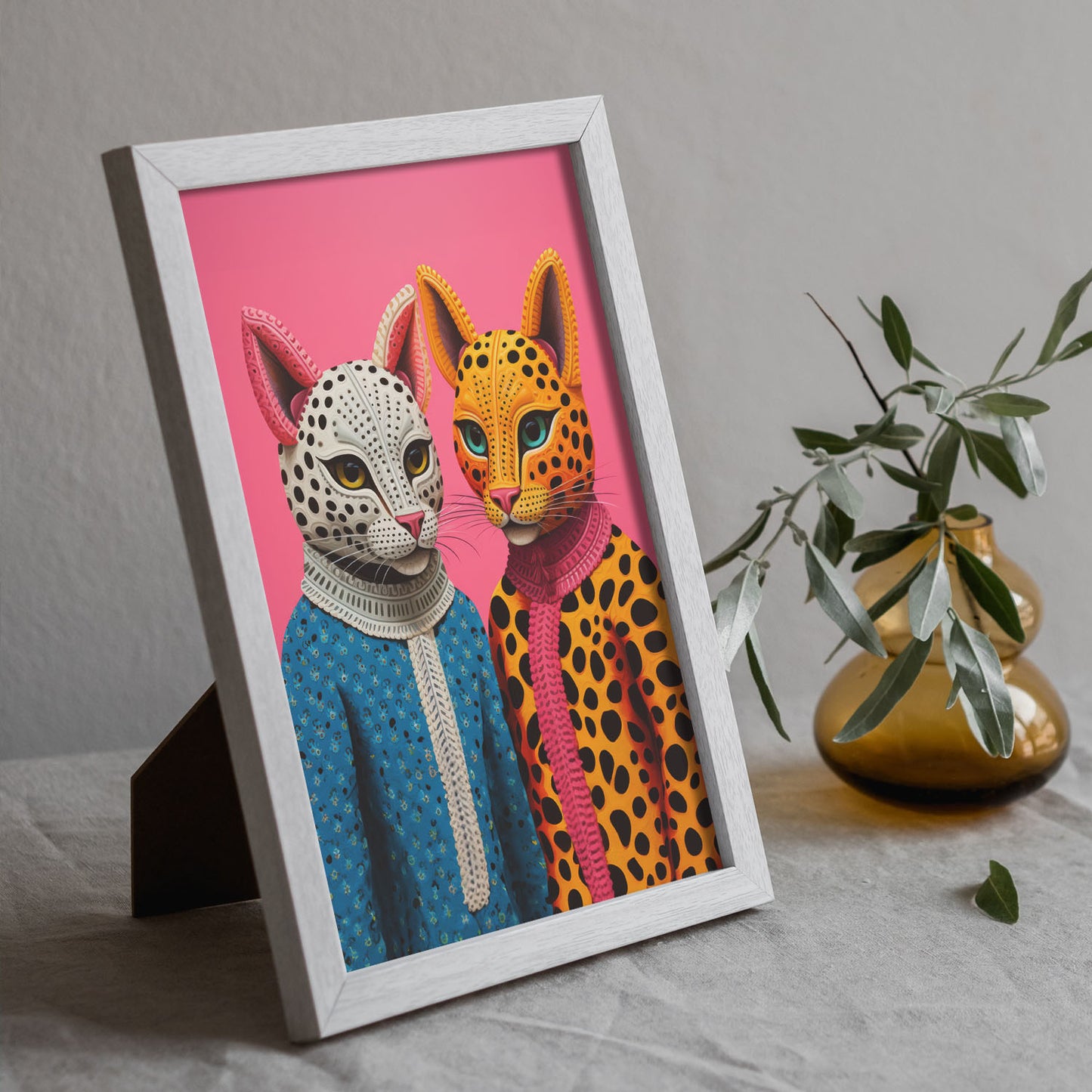 Lamina Nacnic Familia Felidae en Animales Eclécticos