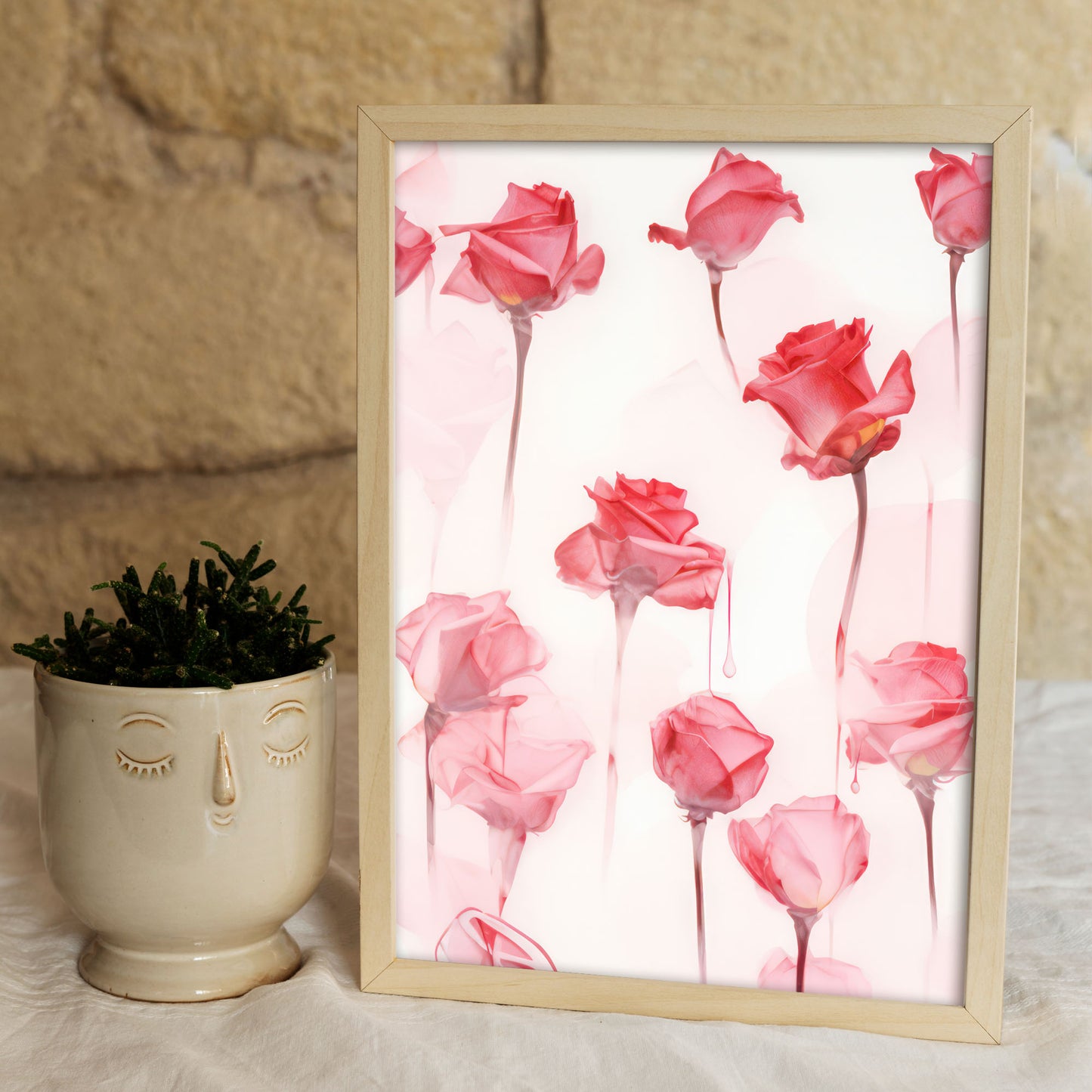 Lámina Nacnic Rosas Rojas Eclécticas